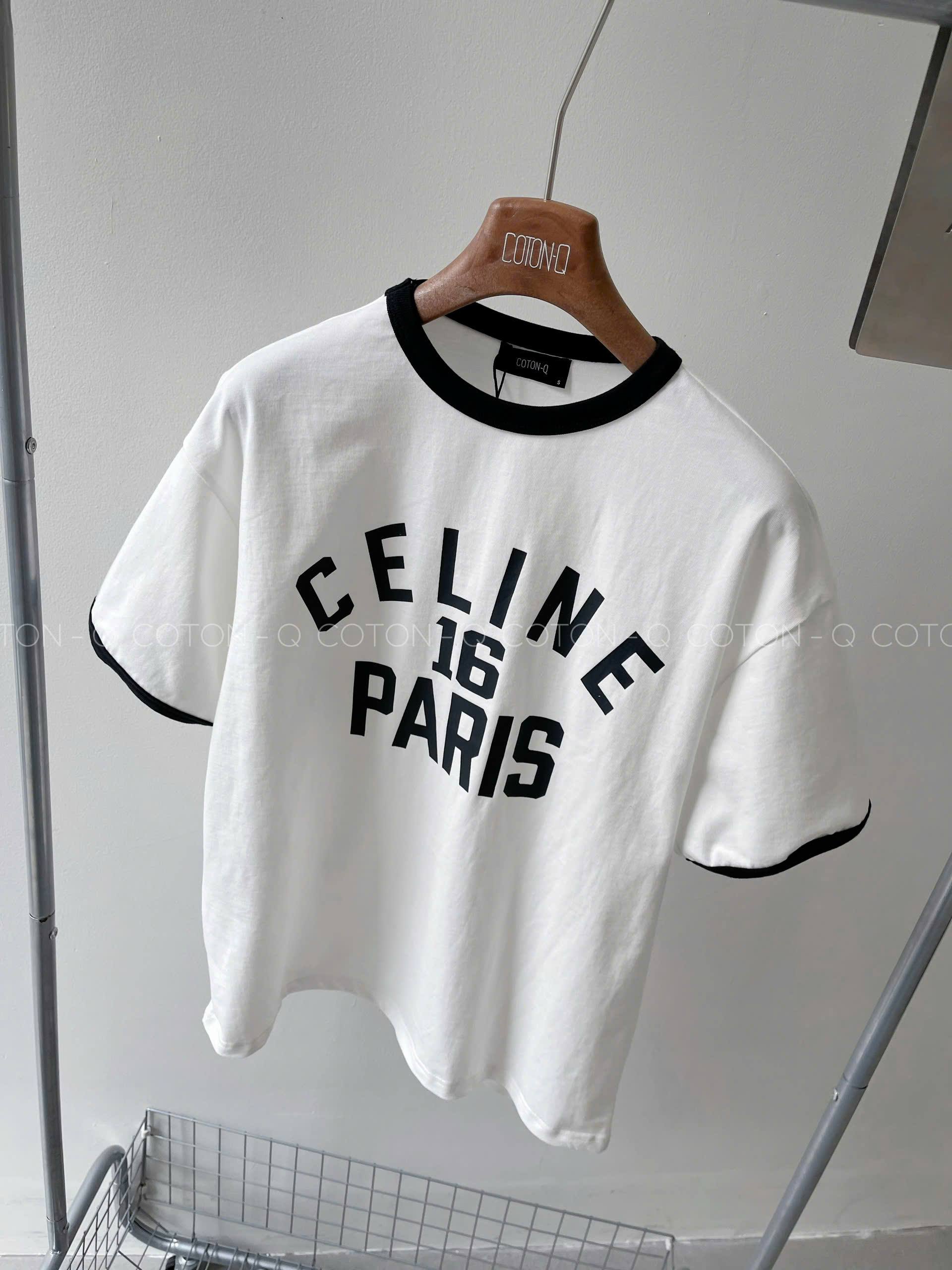 Áo thun cổ tròn trắng in chữ số_thumbnail_5