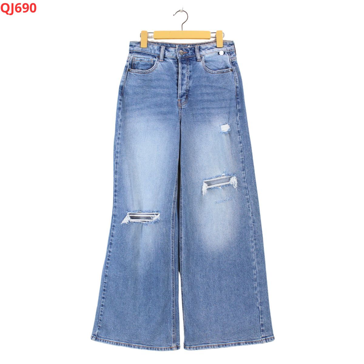 QJ690 - QUẦN JEAN 5 NÚT RÁCH GỐI_thumbnail_2