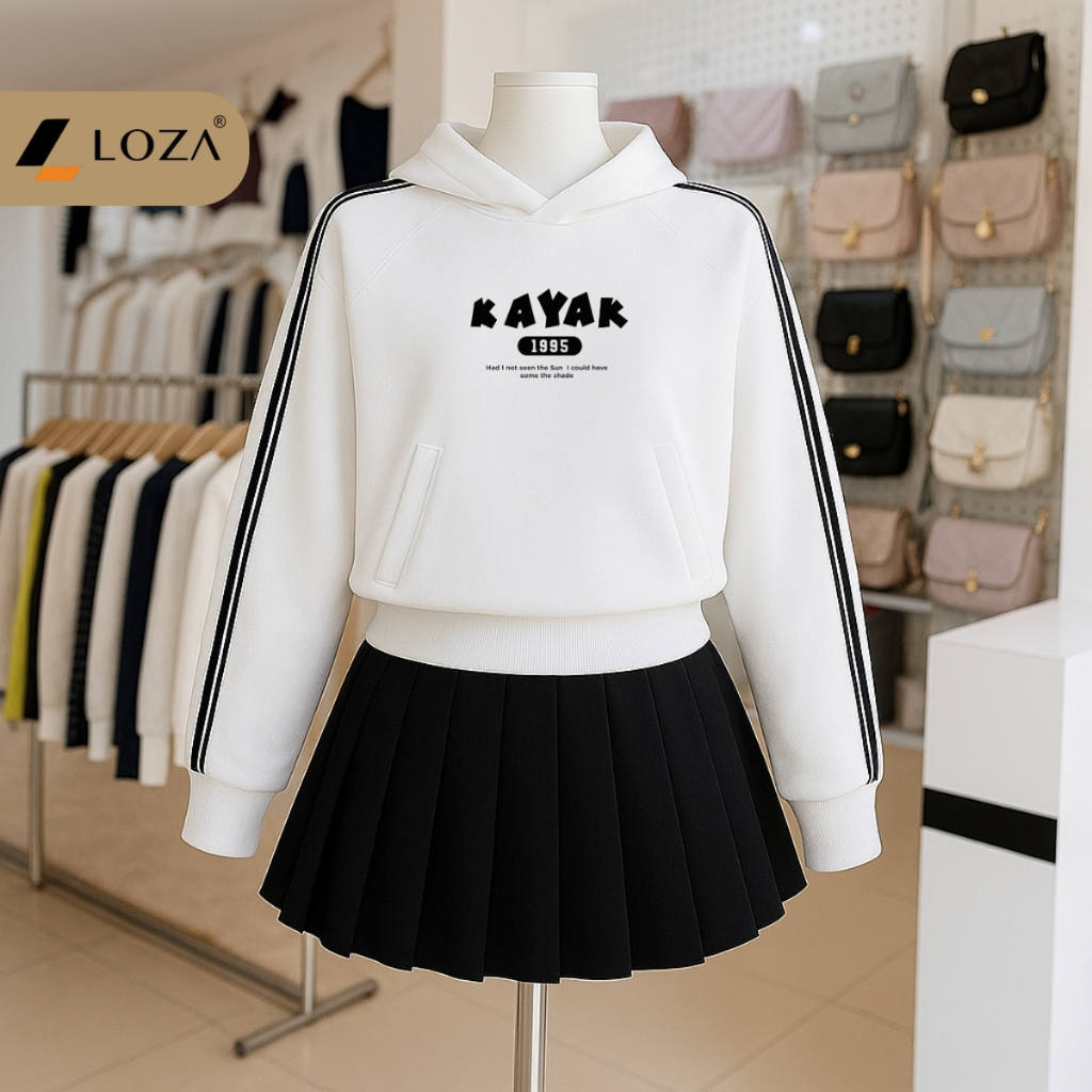 Áo Hoodie nữ dáng ngắn bo gấu in hình  nhiều mẫu - Loza G0433_thumbnail_3