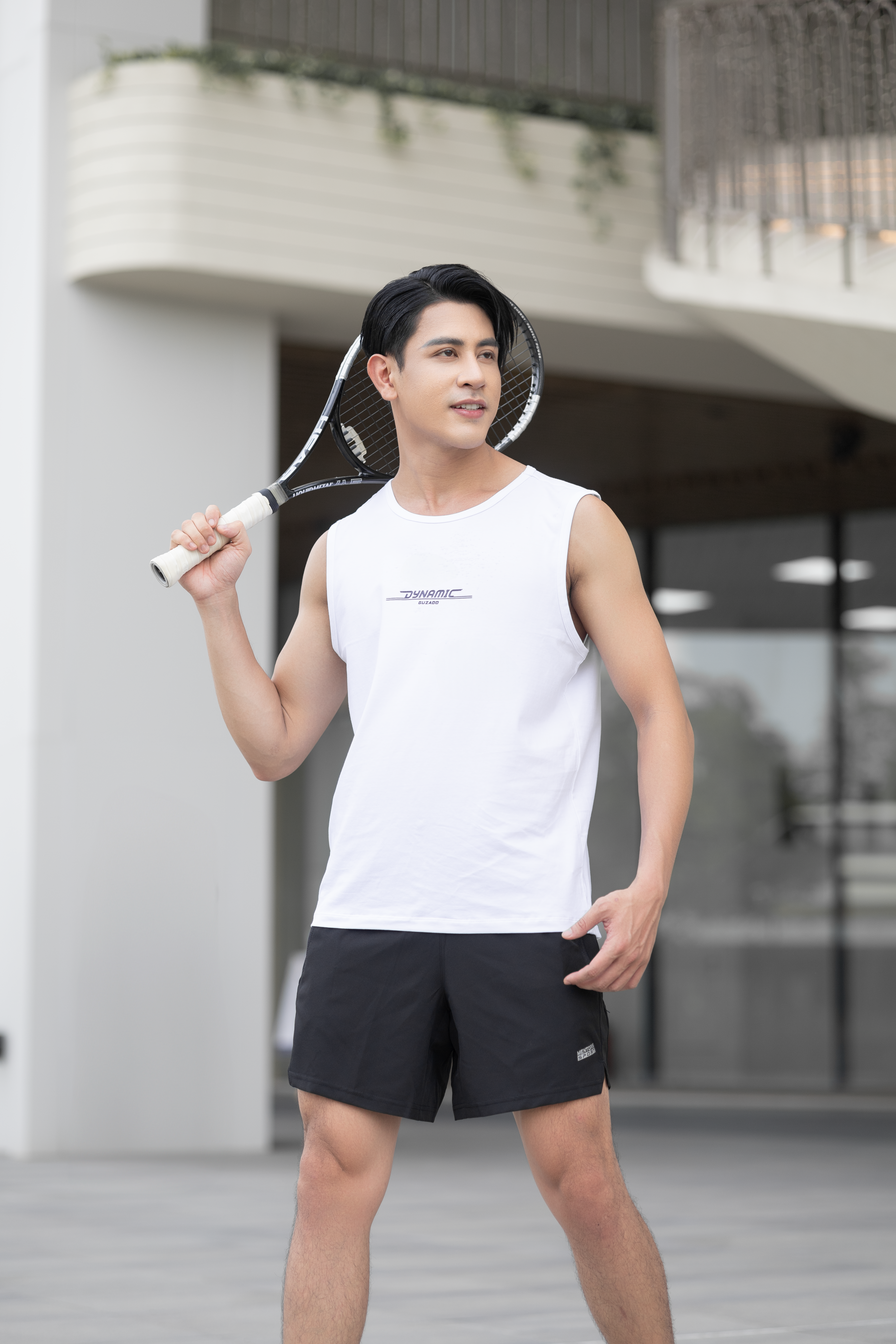 Áo Tanktop Nam GUZADO Ba Lỗ Trơn, Vải Cotton Cao cấp GTT02_thumbnail_28