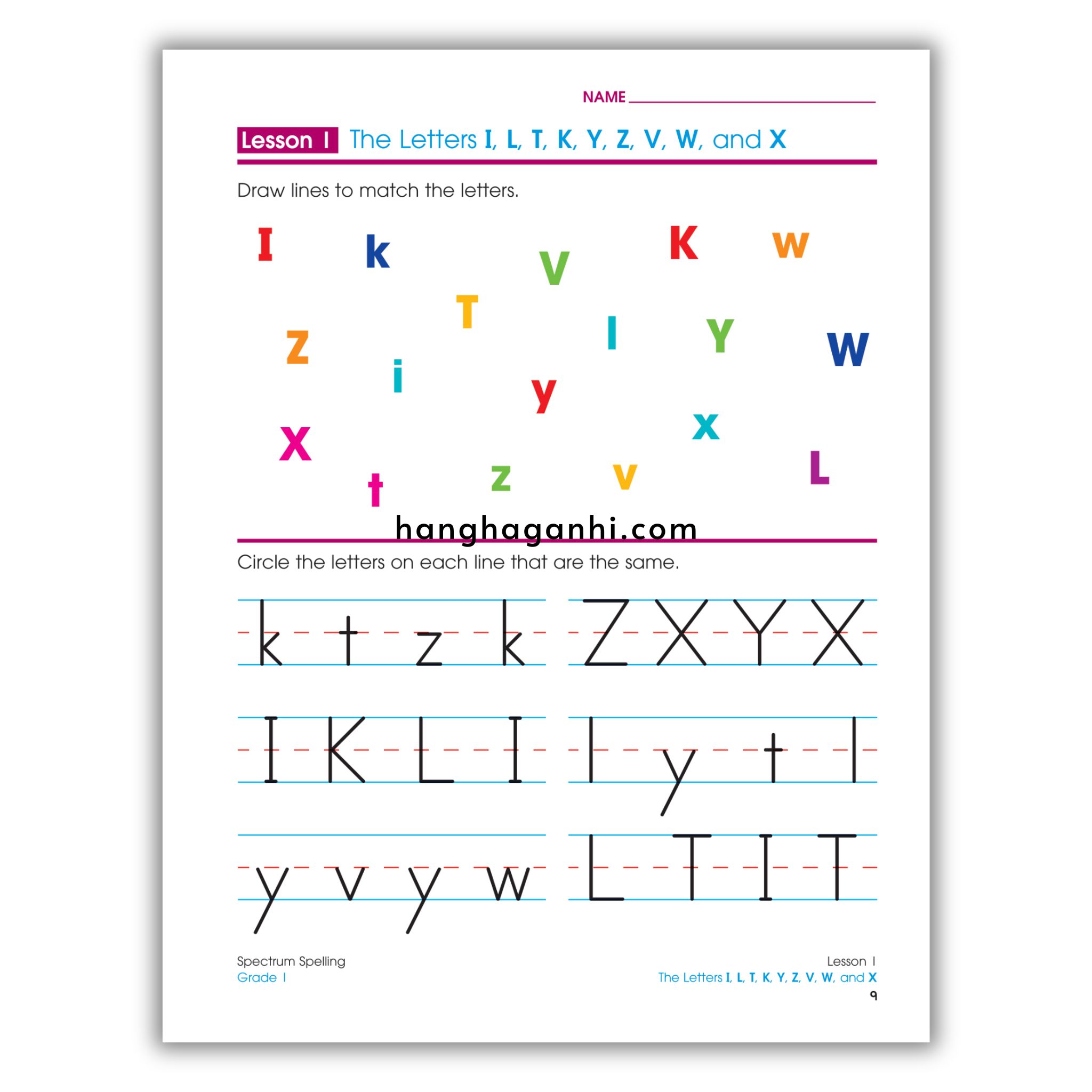 Sách Spectrum Spelling Workbook Grade 1_thumbnail_7