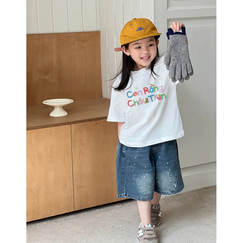 Áo thun kid Việt Nam Con Rồng Cháu Tiên 2507 Miucho Kid vải cotton thoáng mát cổ tròn in mix_thumbnail_3