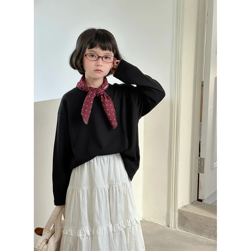 Áo thun kid trơn form rộng Kado vải cotton dày dặn thoáng mát thấm hút tốt cho bé AET00067_thumbnail_2