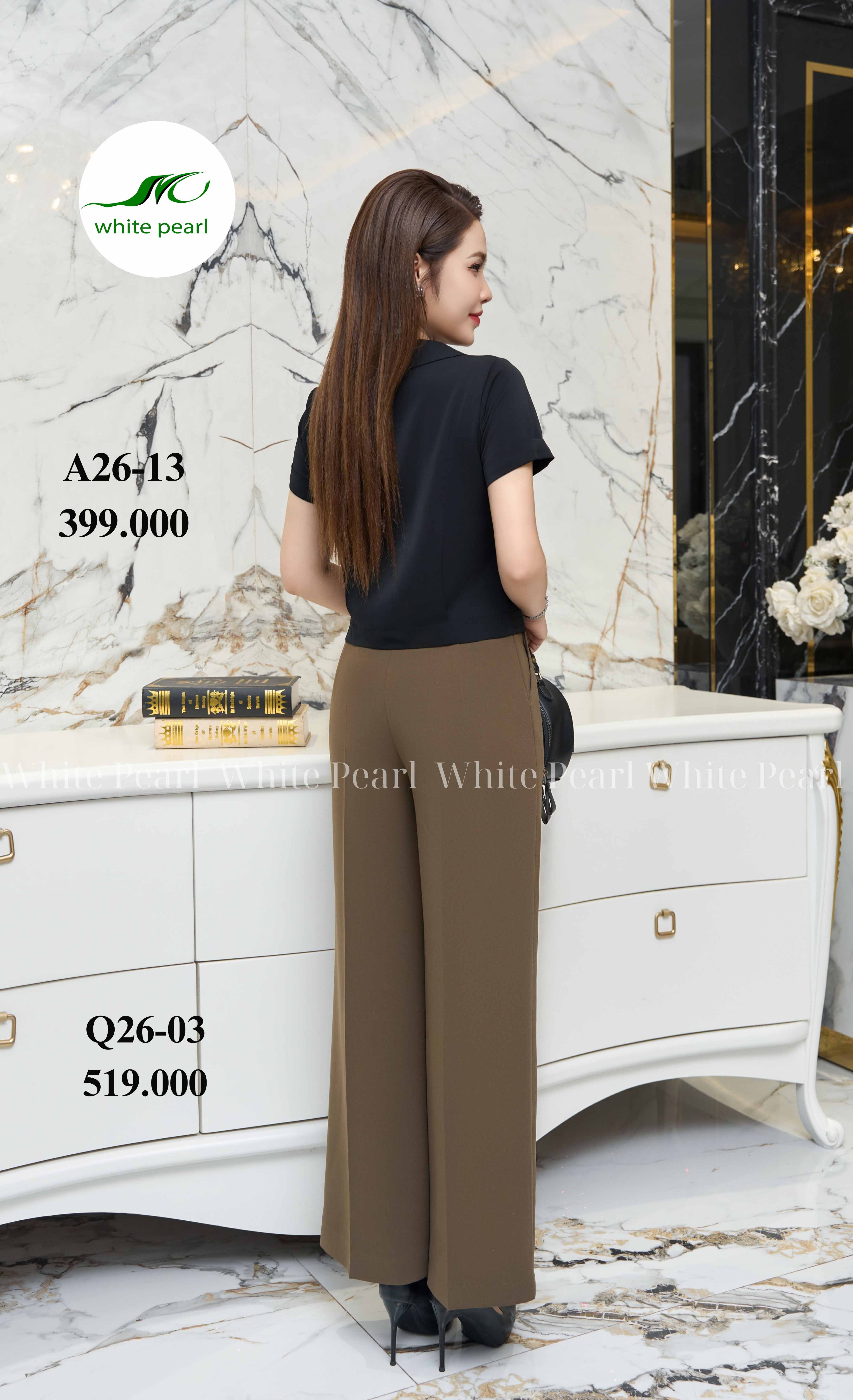 Quần suông 2 ly bật thời trang công sở nữ cao cấp White Pearl_thumbnail_1