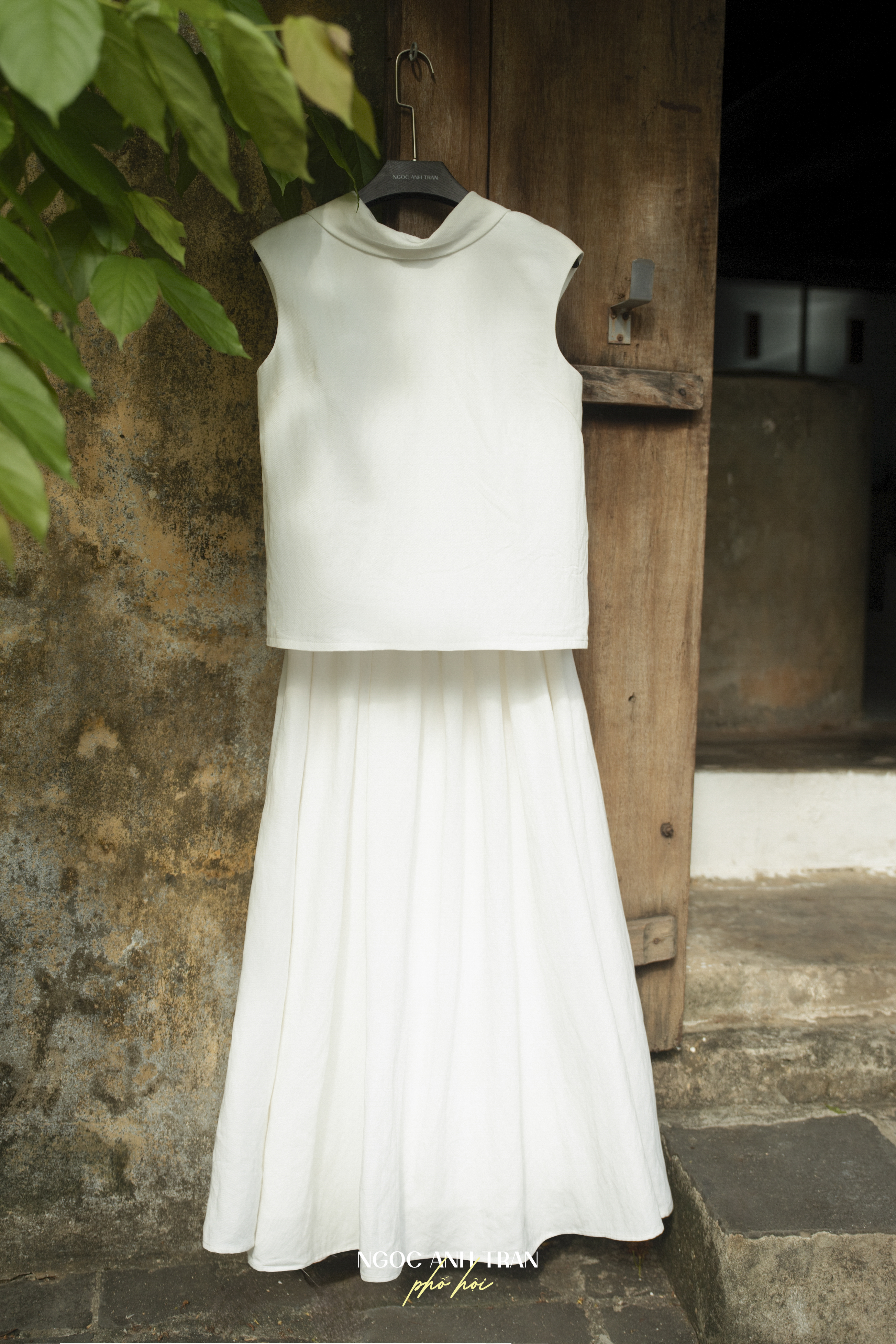 A194 - Set áo lửng kem cổ tròn kèm chân váy_thumbnail_6