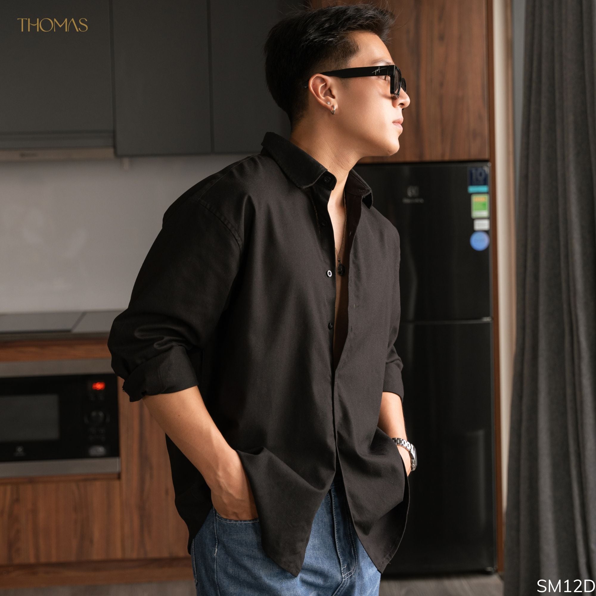 Áo Sơ Mi Dài Tay Kevin Vải Linen Form Relaxed_thumbnail_10