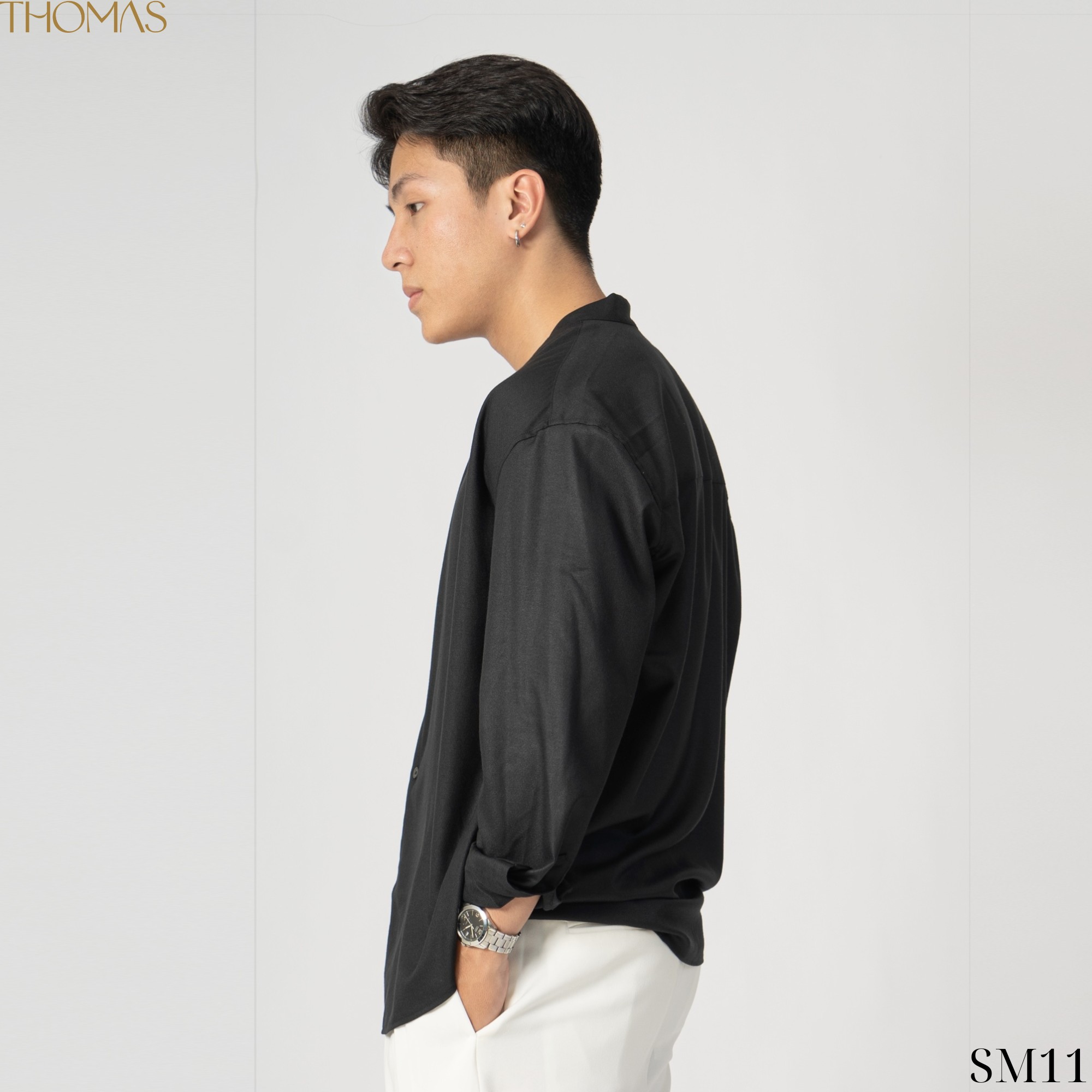 Áo Sơ Mi Dài Tay Clark V Vải Bạch Đàn Form Regular_thumbnail_2