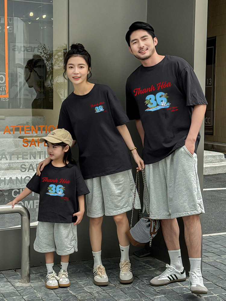 Áo thun du lịch Thanh Hóa cho bé form rộng thoáng mát AED1310 Miucho Kid in mix_thumbnail_4