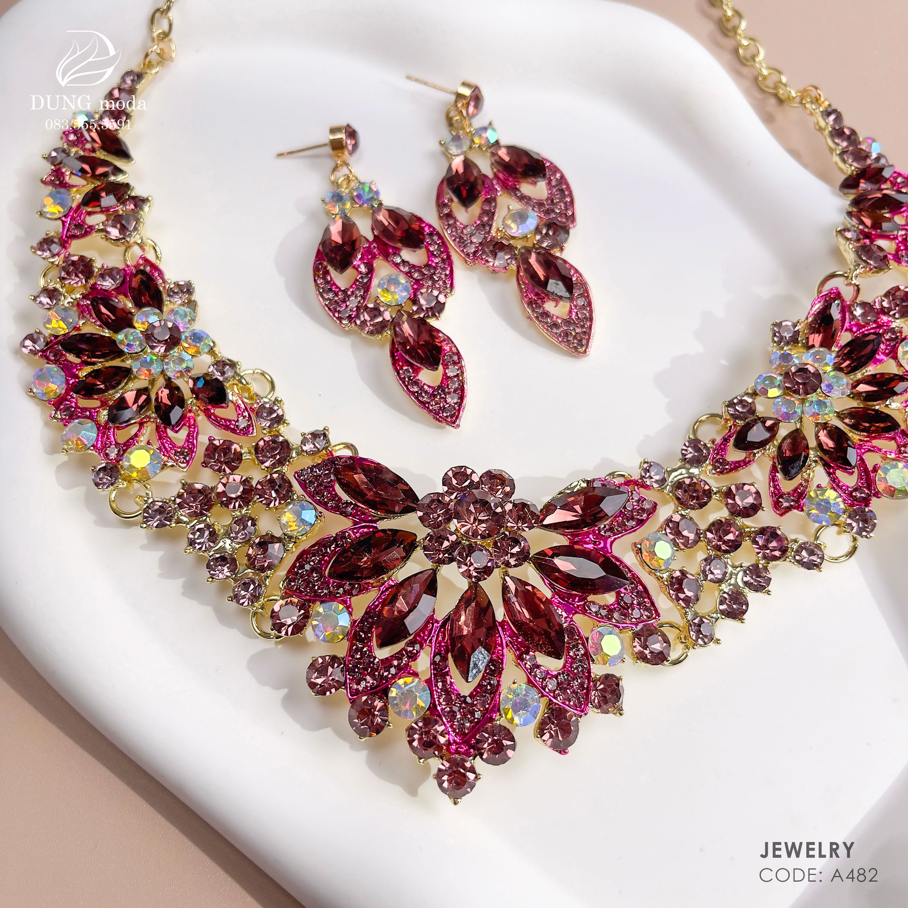 Bộ Trang Sức Pha Lê A482_thumbnail_2