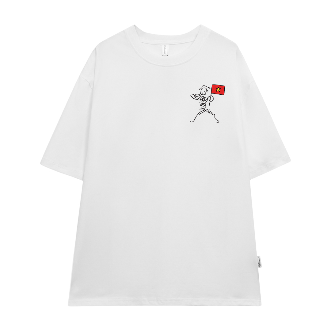 Áo thun Việt Nam tôi yêu form rộng 2117 Miucho cổ tròn vải cotton 4c 220gsm thoáng mát in artwork_thumbnail_14