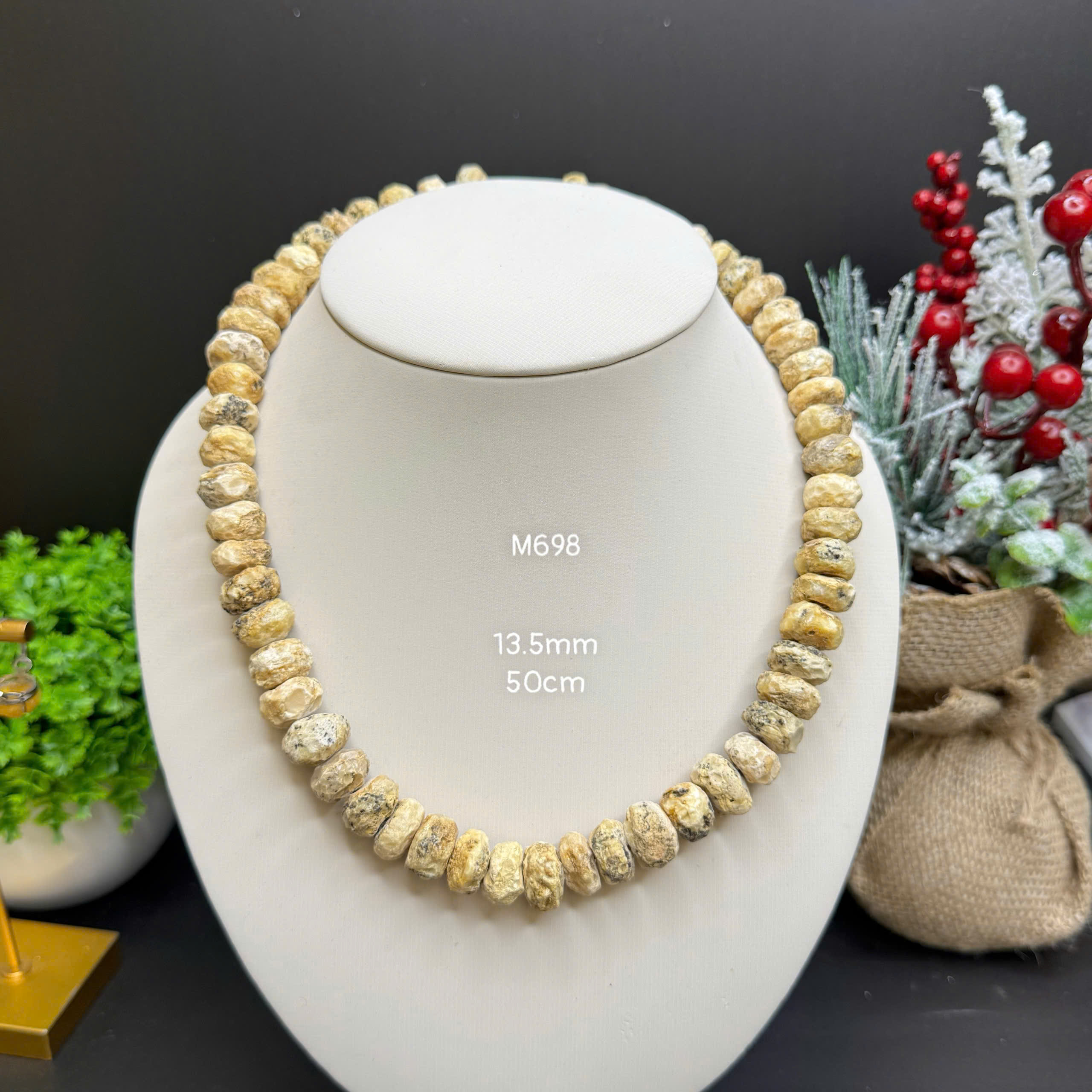 Vòng Cổ Thô Mộc Sáp - M698