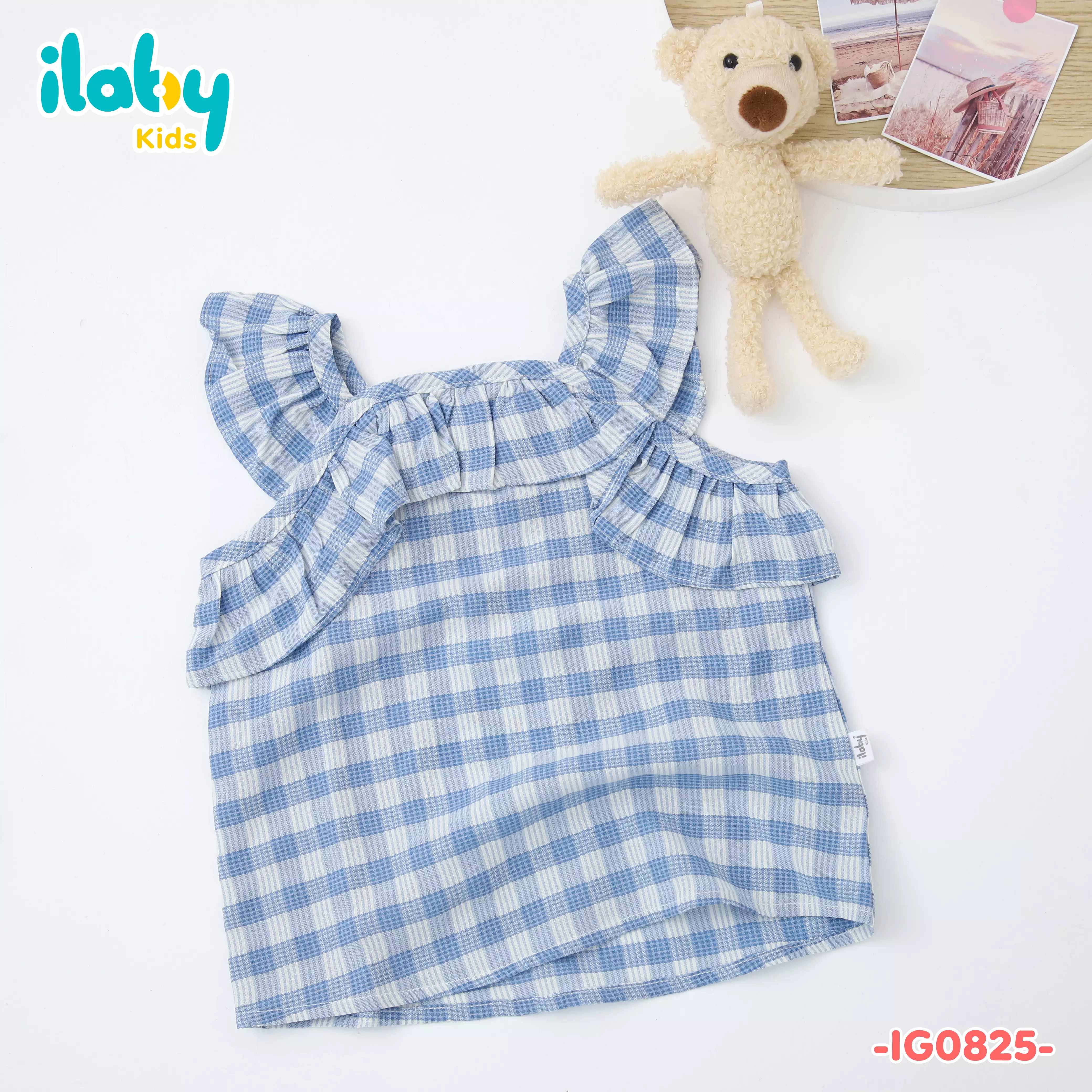 Áo kiểu kẻ bèo bé gái_thumbnail_4