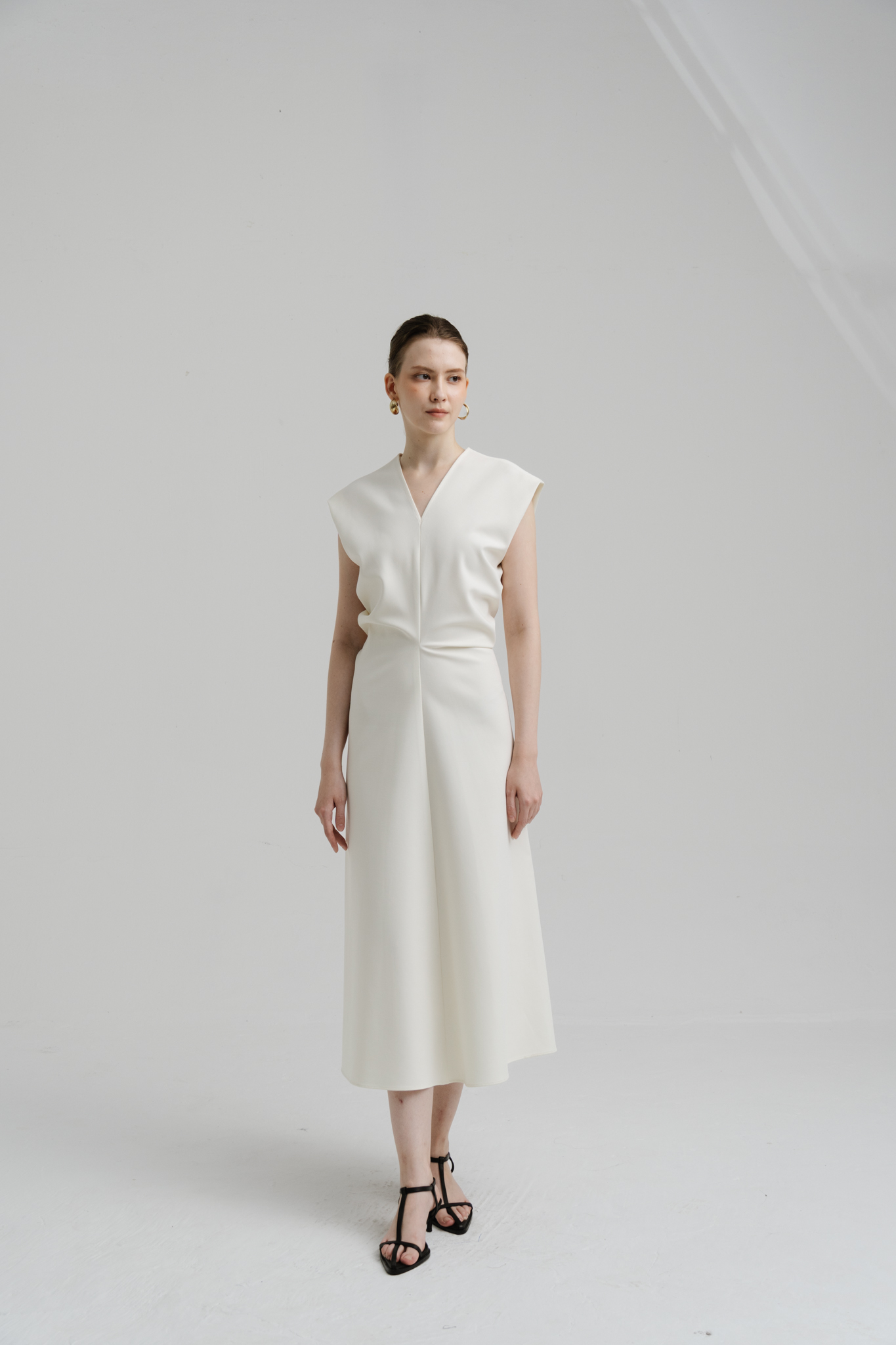 Đầm liền sườn, vai chờm cổ tim ( riley dress)_thumbnail_1