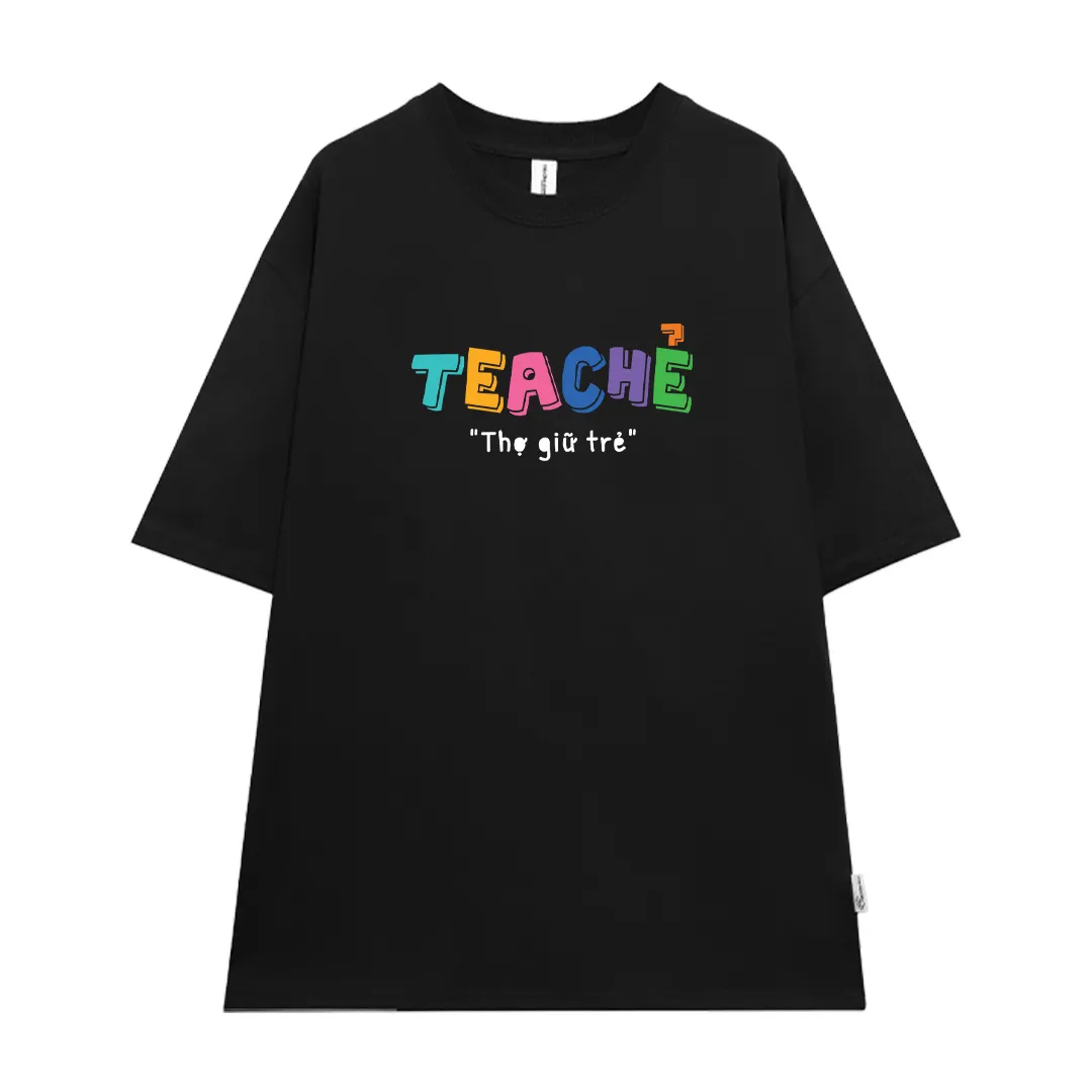 Áo thun unisex form rộng Miucho Club chất vải mềm mại thoáng mát in chữ basic Thợ giữ trẻ 2858_thumbnail_10