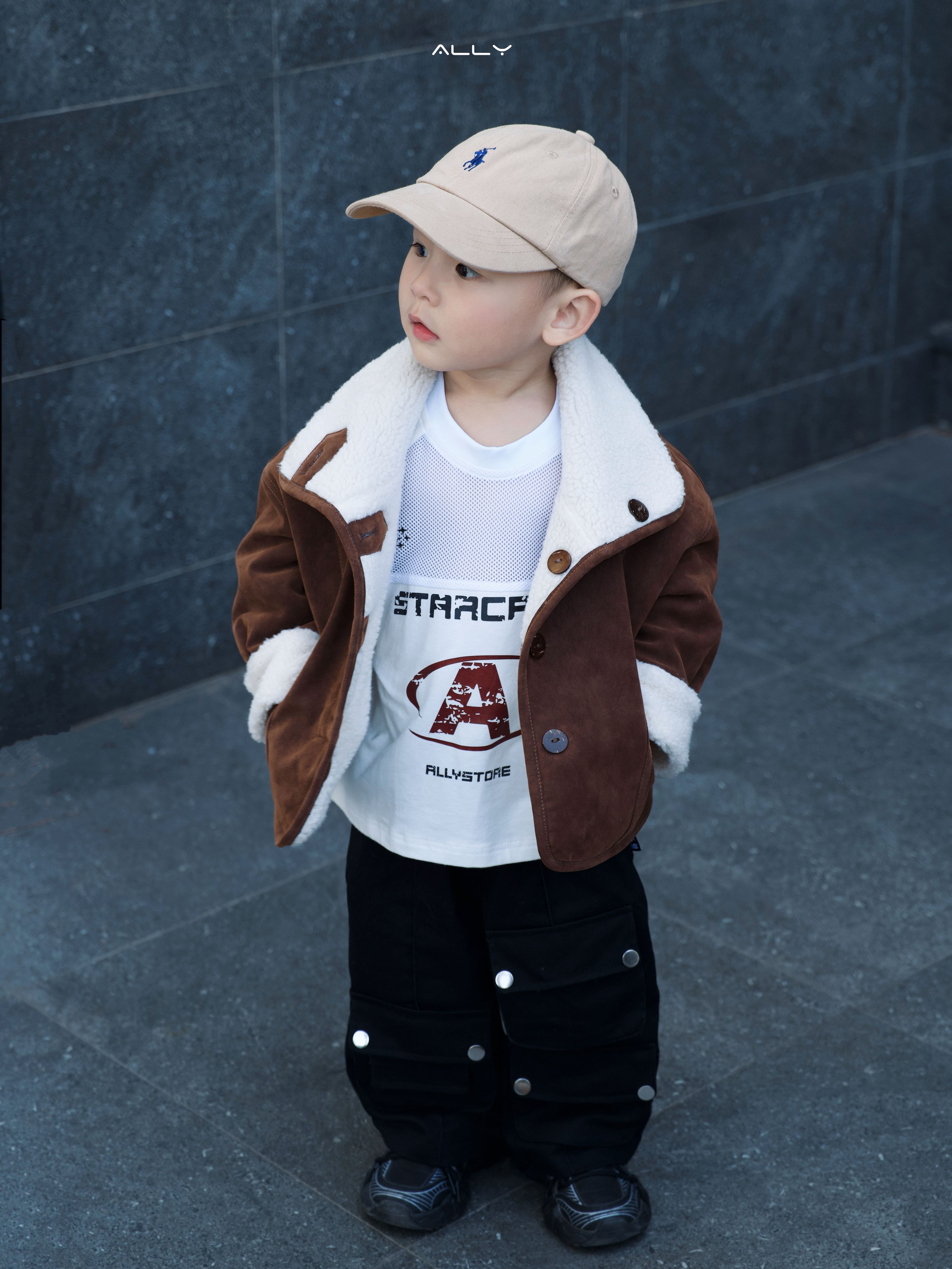 Áo khoác da lộn mix lông 2 mặt cho bé – Ấm áp & sành điệu_thumbnail_3