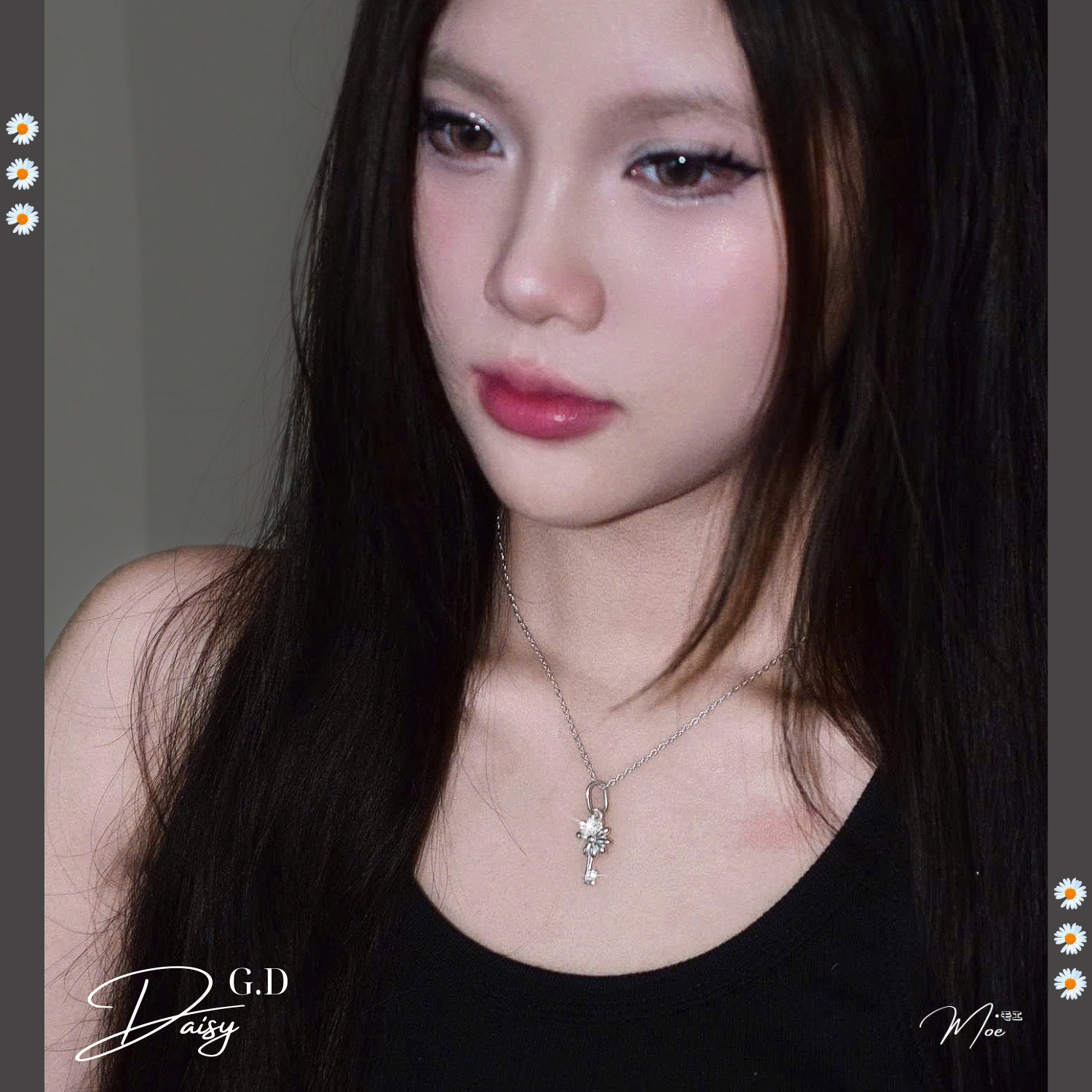 D262 - Dây chuyền hoa cúc đính đá GD_thumbnail_2