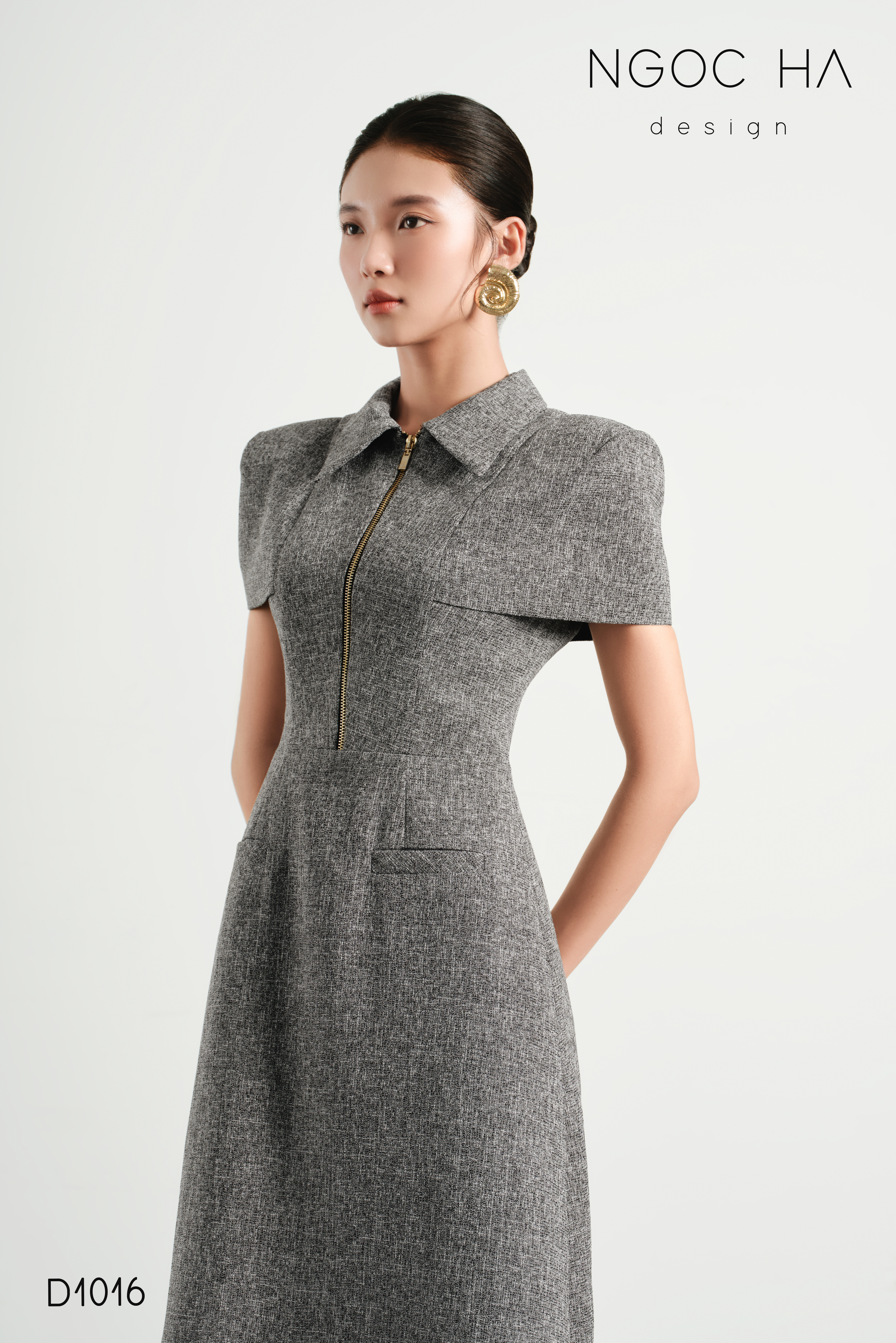 Keira Dress_ Đầm Text A Khóa Đồng D1016_thumbnail_5