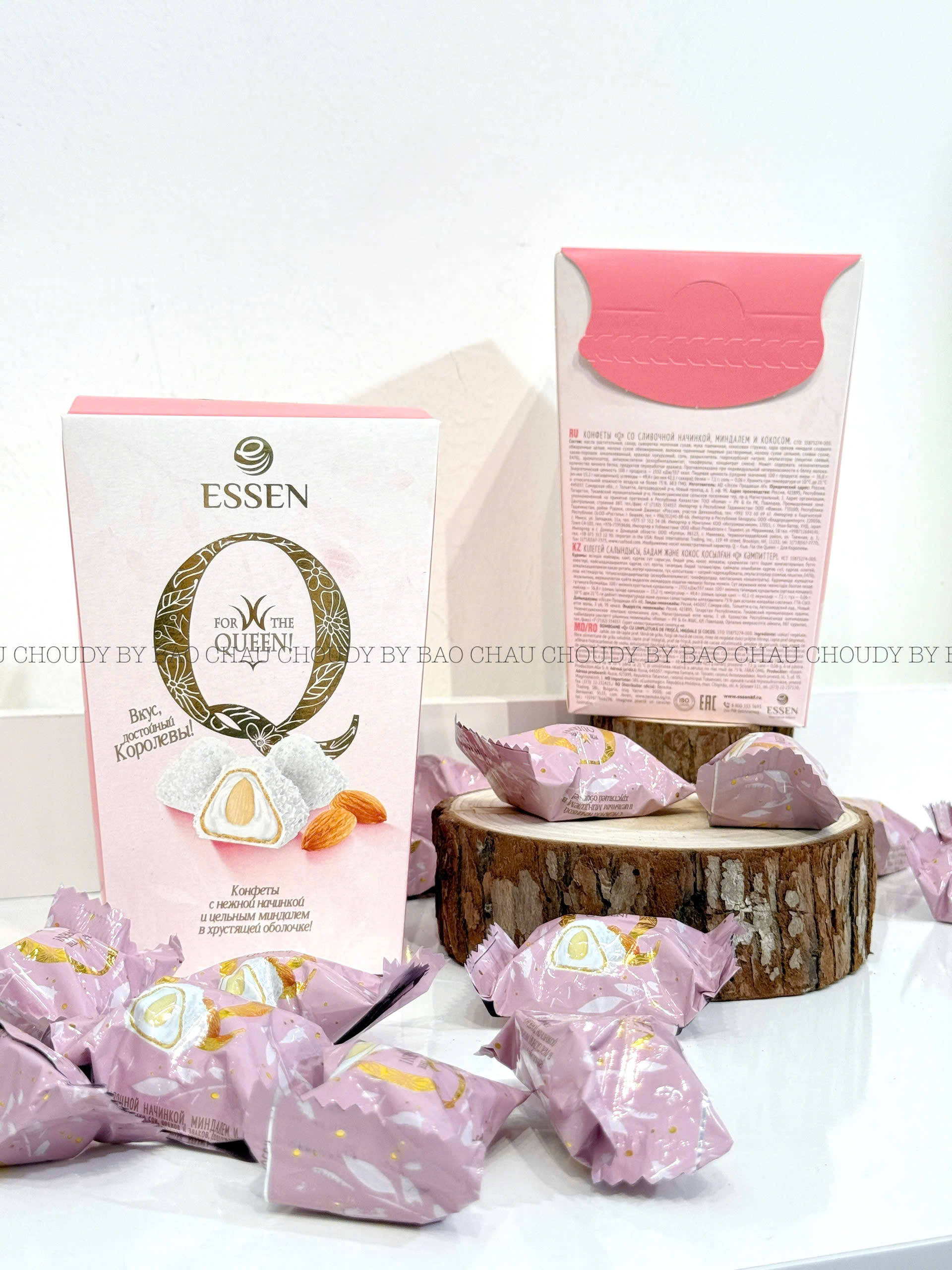 K102 KẸO SOCOLA TRẮNG XỐP KEM HẠNH NHÂN DỪA (150G)