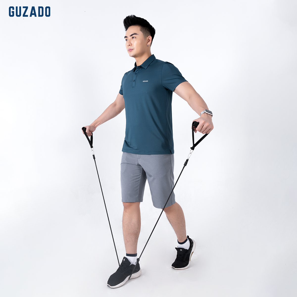 Áo Polo thể thao nam CoolMax-S1 Logo thương hiệu Guzado GPL01_thumbnail_43