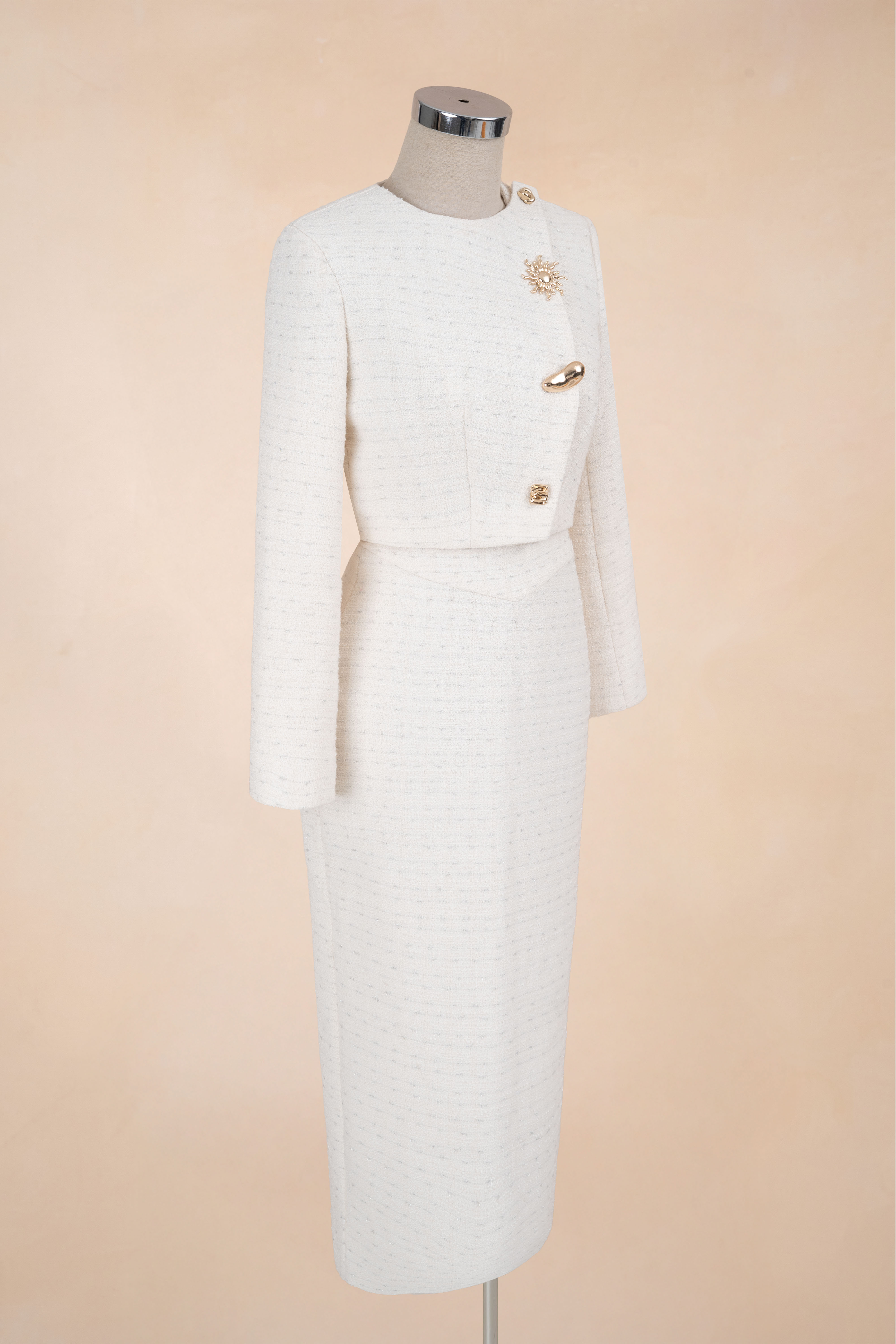 Set Bút Chì Cúc Chéo Phối Nhũ