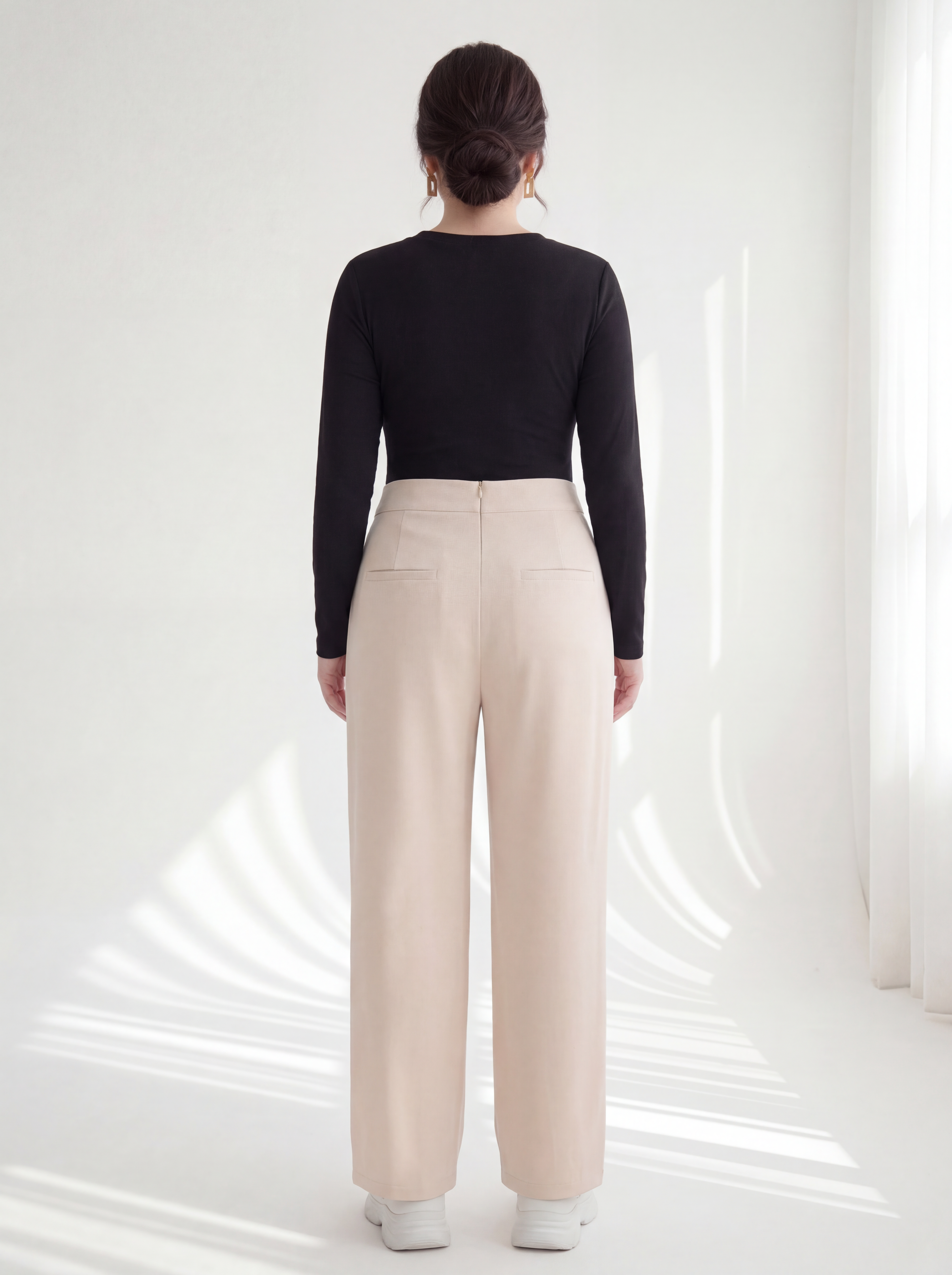 BIGSIZE NỮ - Áo thun kiểu tay dài phối ren V-AK095_thumbnail_2