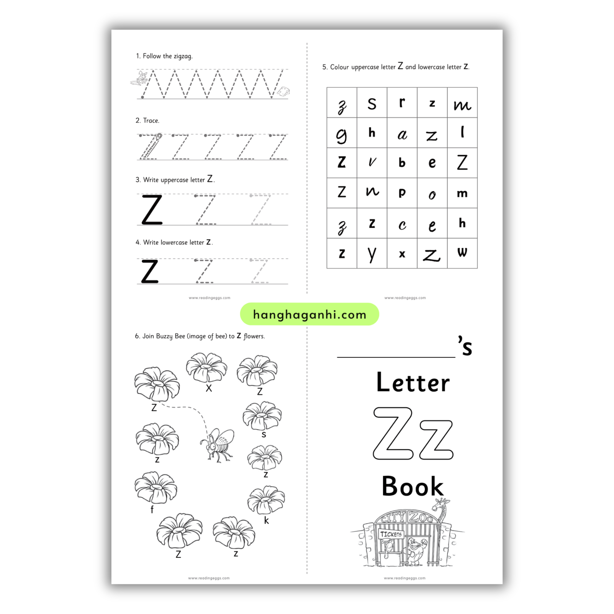 Reading Eggs Alphabet Grade K, Sách học bảng chữ cái cho bé mầm non Tiếng Anh_thumbnail_7