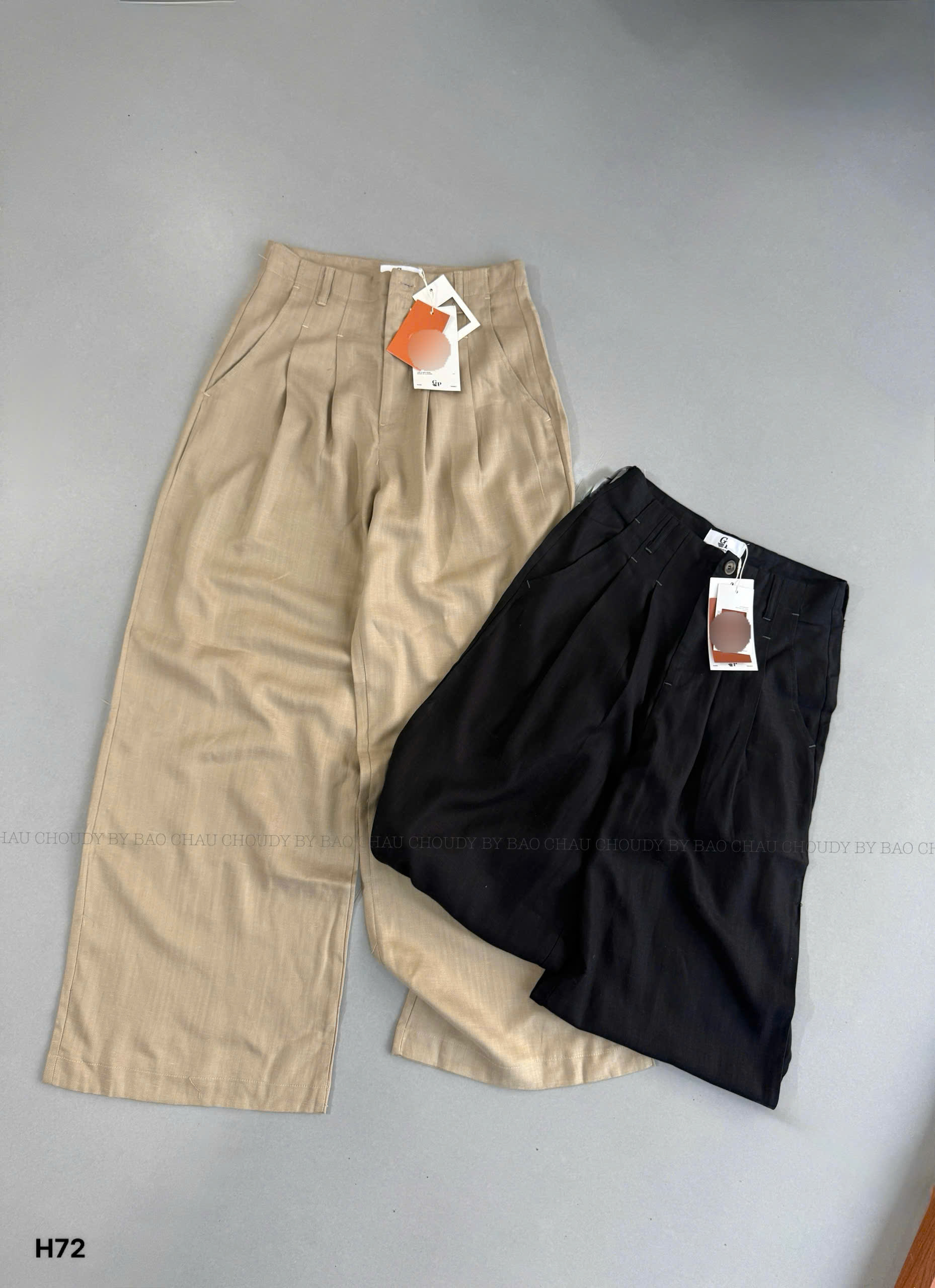 H72 QUẦN LINEN SUÔNG 2 MÀU