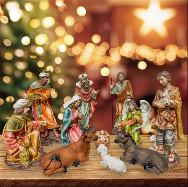 Bộ tượng Giáng Sinh Noel 35cm (11 tượng) ✔