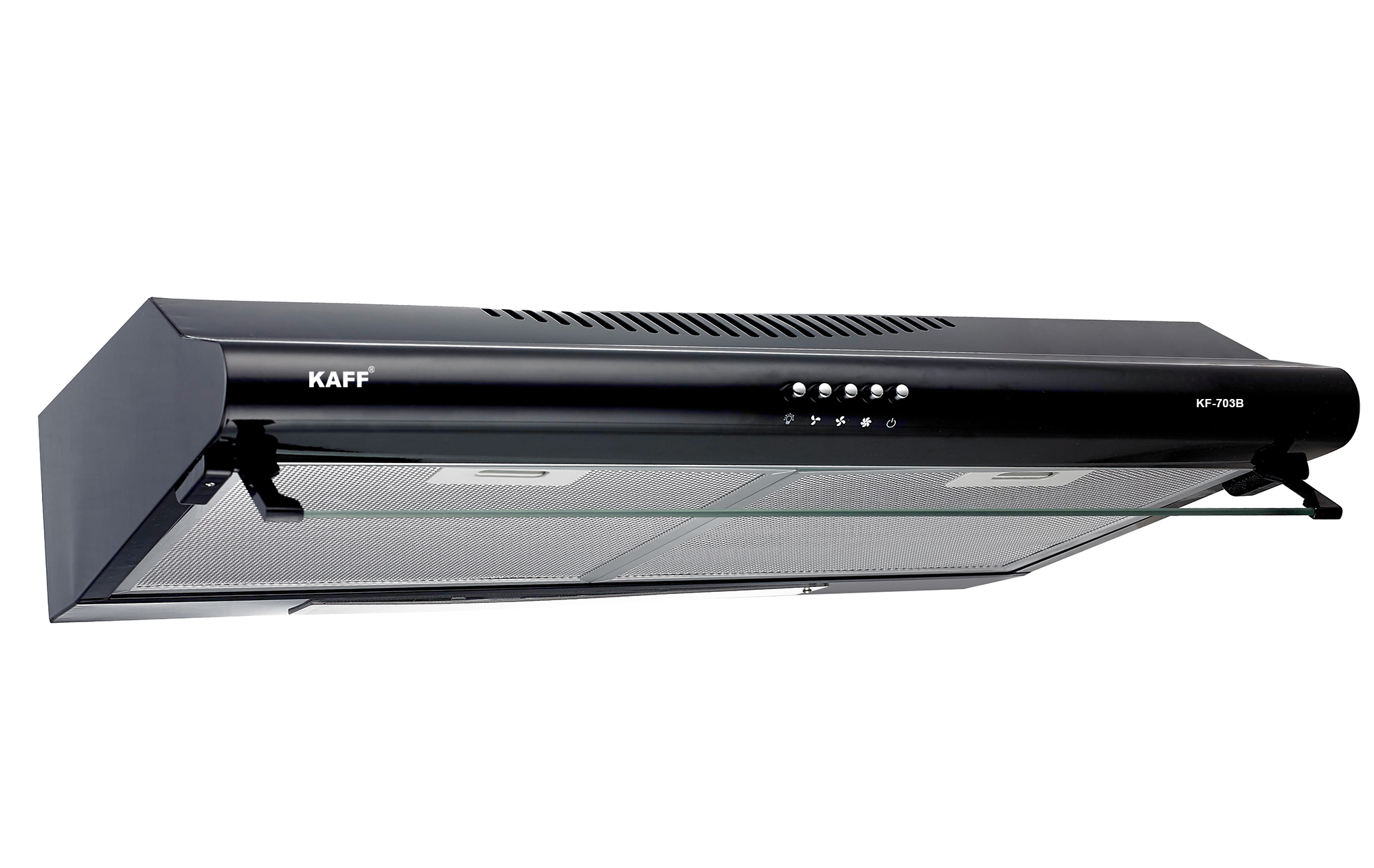 Thiết kế gọn gàng của máy hút mùi Kaff KF-703B
