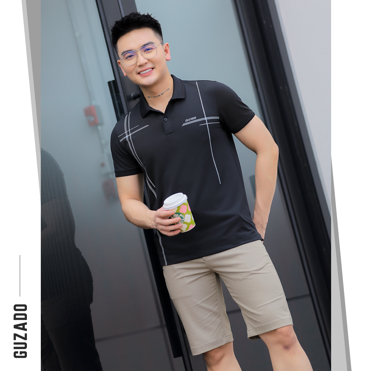 Áo Polo Nam GUZADO Sọc Thể Thao Nam Tính Sang Trọng GPS209_thumbnail_20