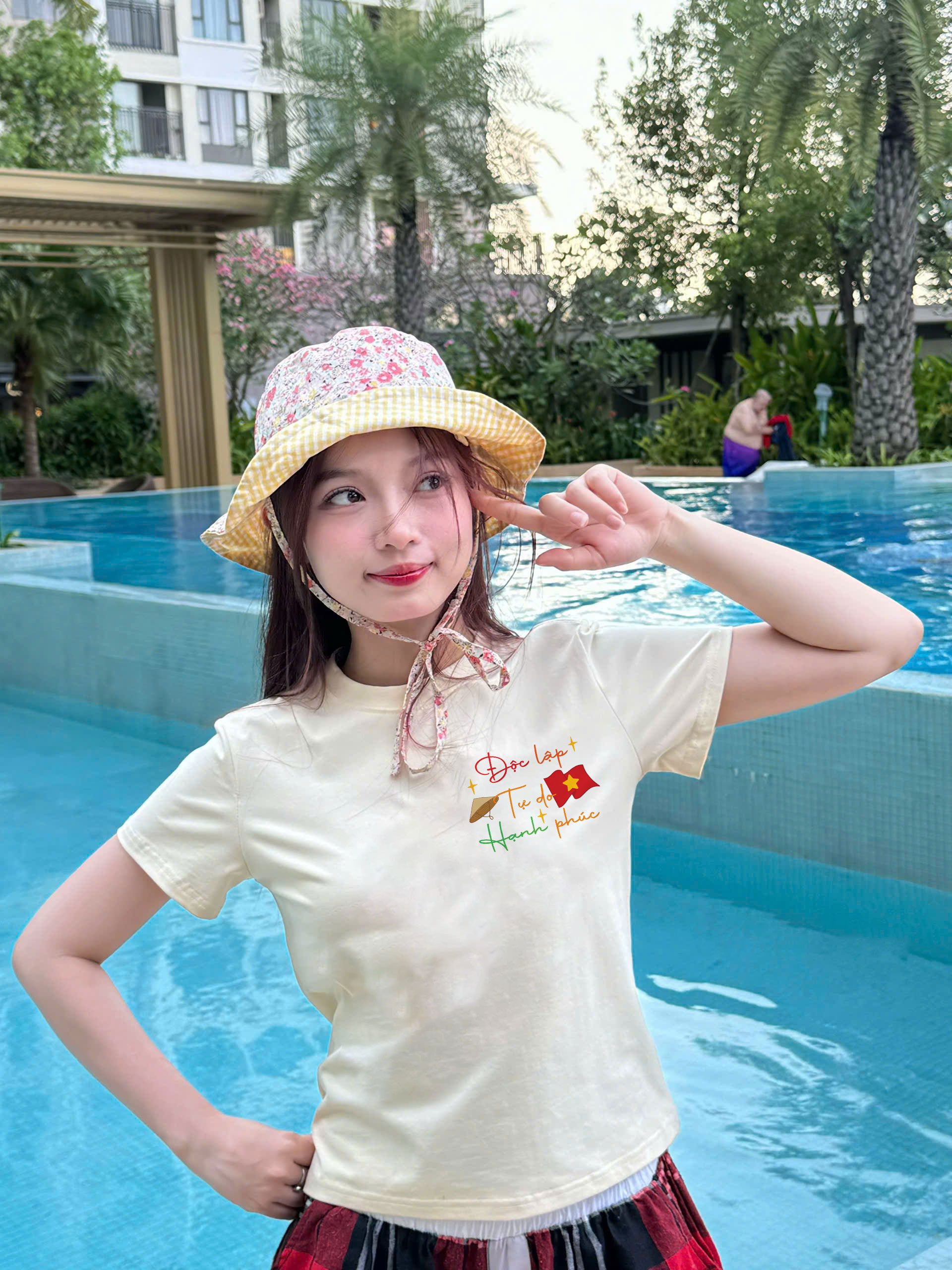 Áo baby tee ôm eo Việt Nam tôi yêu 2207 Miucho cổ tròn vải cotton 4c co giãn thoáng mát in mix_thumbnail_3