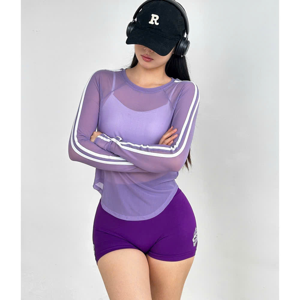 Áo Tank Lưới Dài Tay Phối 3 Sọc Siêu Hot_thumbnail_10