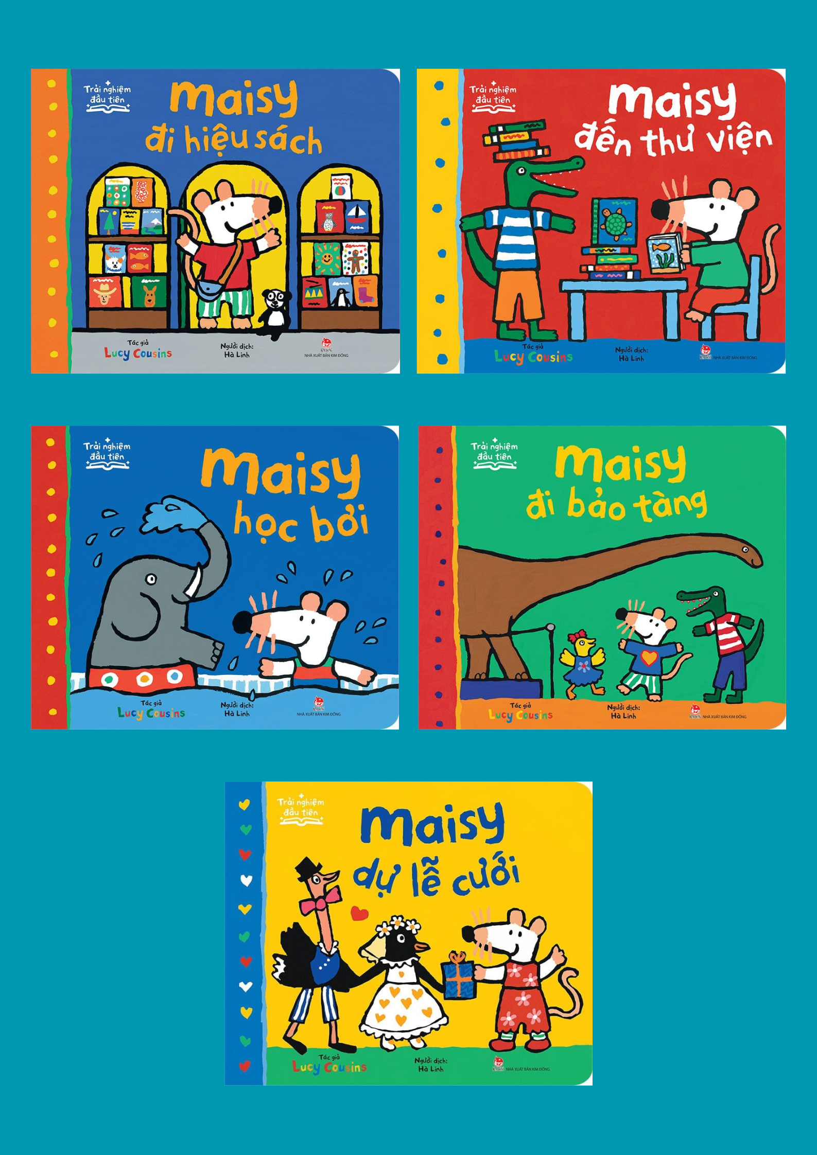 Combo 5 cuốn Trải nghiệm đầu tiên Maisy (0 - 6)