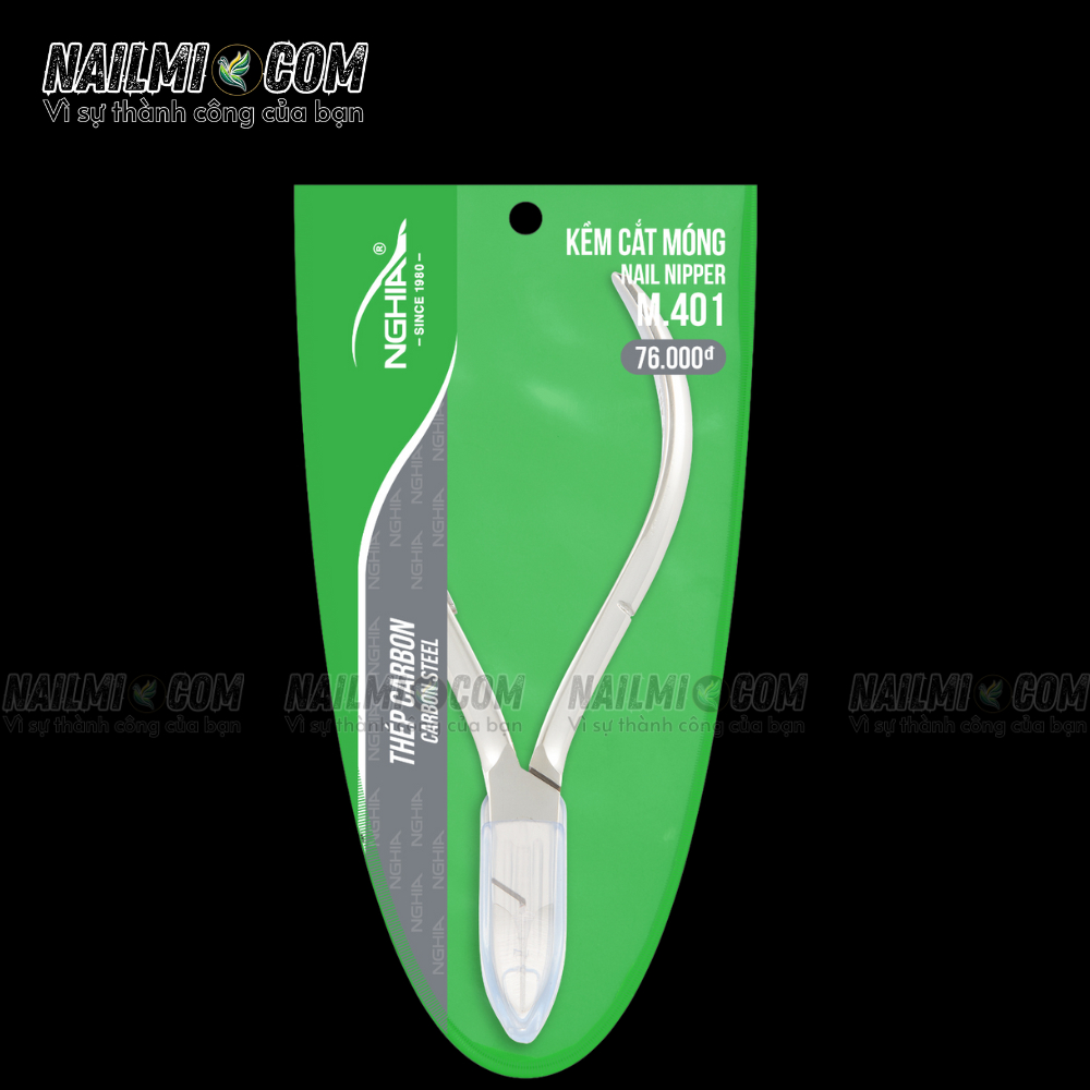Kềm cắt móng Kềm Nghĩa thép chuyên dụng M.401 Thép carbon, an toàn cho người dùng