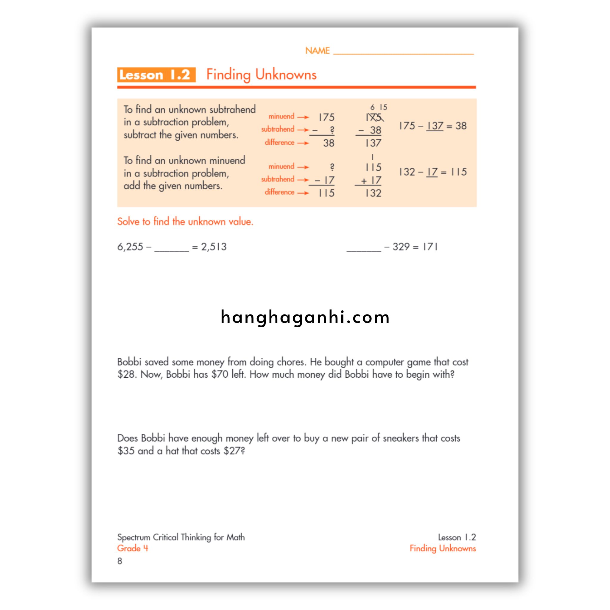 Sách Spectrum Critical Thinking for Math Workbook Grade 4_thumbnail_12