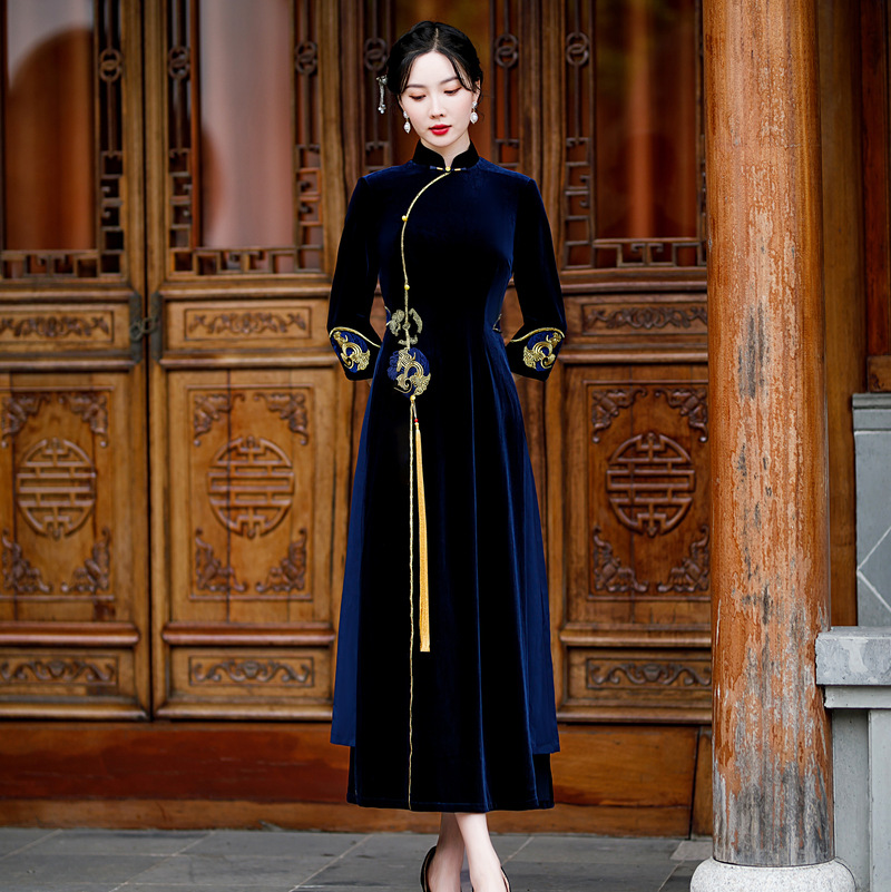 [MS000031] 🔥 Đẳng cấp sang trọng với áo dài thêu tay tinh tế_thumbnail_3