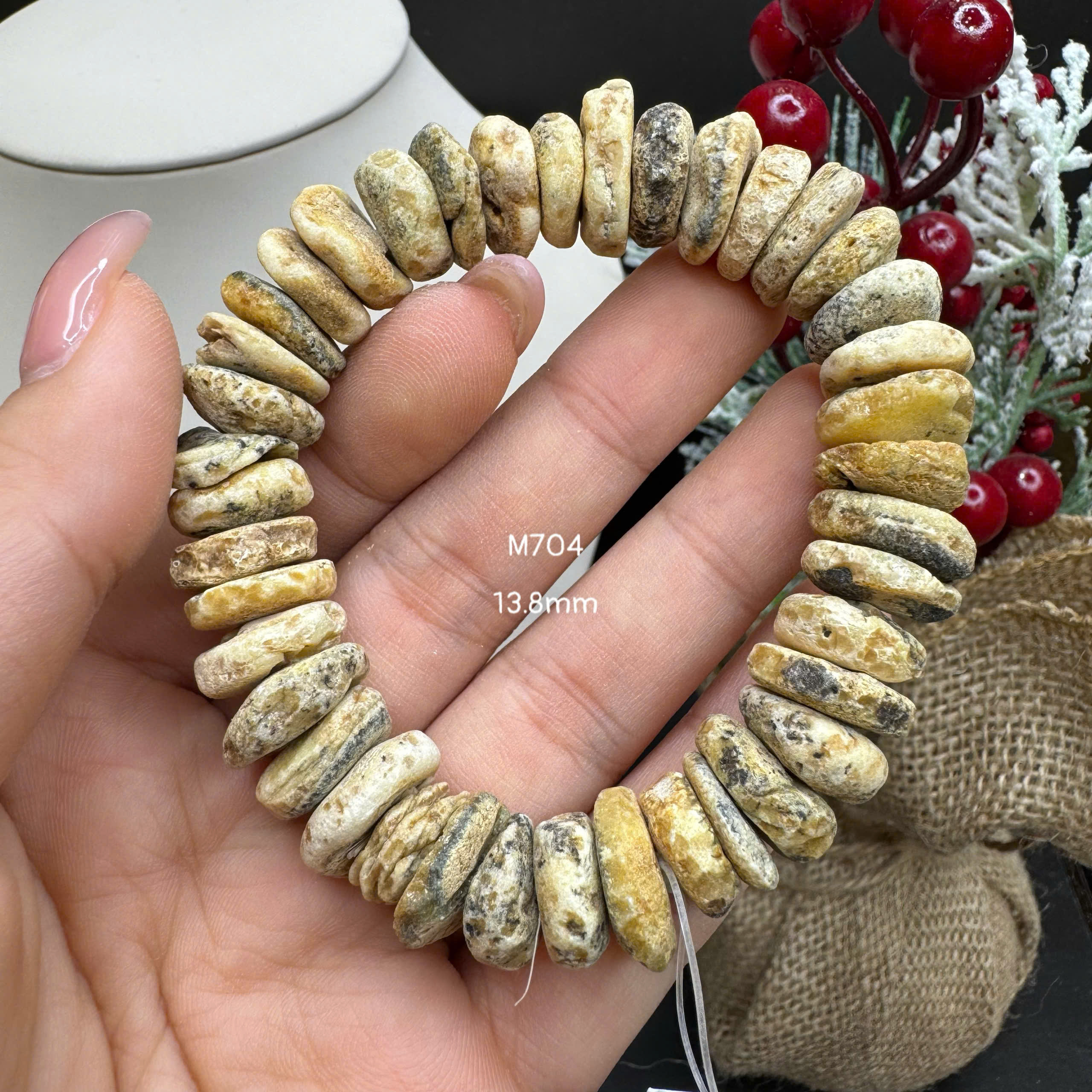 Lắc Tay Thô Mộc Sáp Bánh Xe - M704