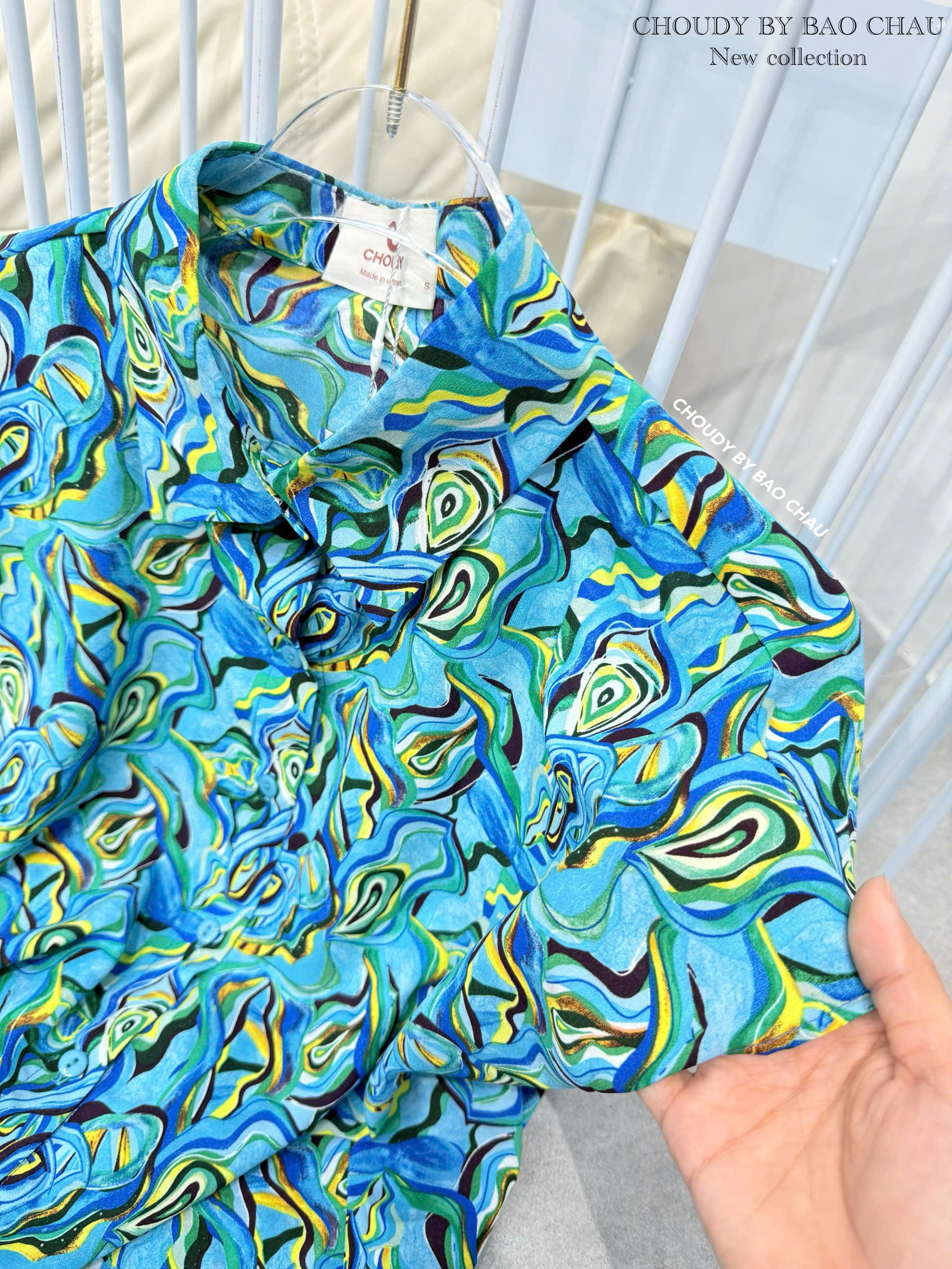 SALE U93 ÁO SOMI LỤA XANH_thumbnail_8