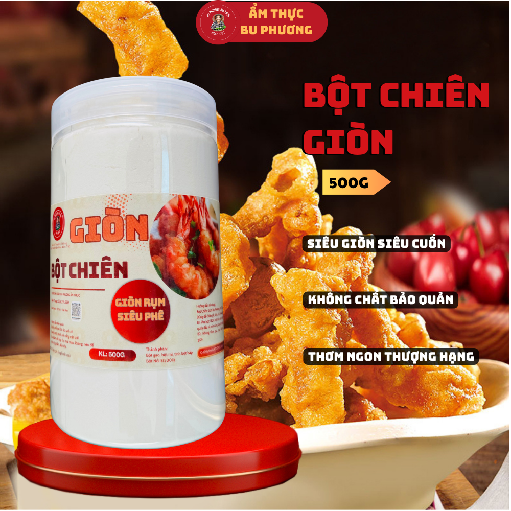 Bột Chiên Giòn Bu Phương Ẩm Thực 500g - BP09