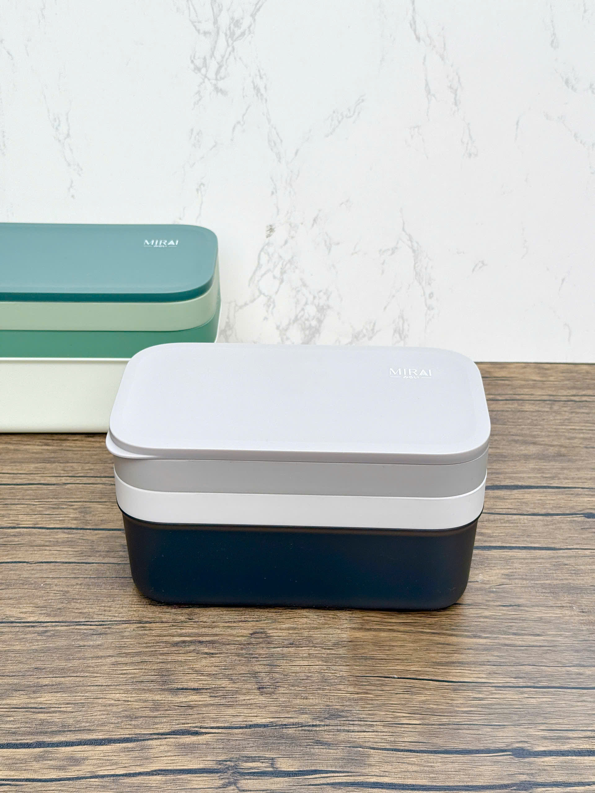 Hộp 2 Khay Đá Silicon Có Nắp Đậy & Khay Trữ Đá Mirai_thumbnail_4