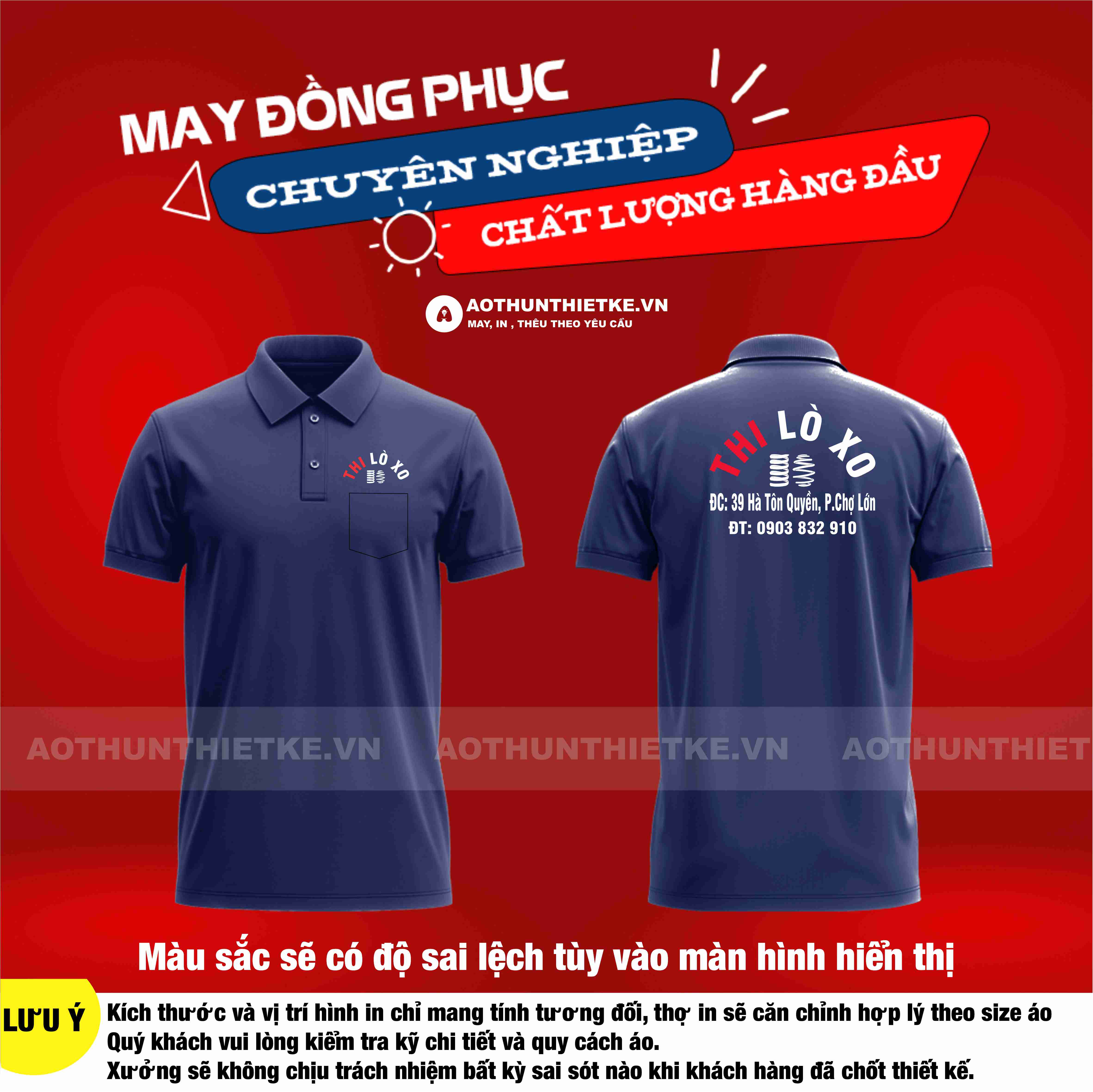 Áo Thun Đồng Phục Xưởng Phân Phối Lò Xo