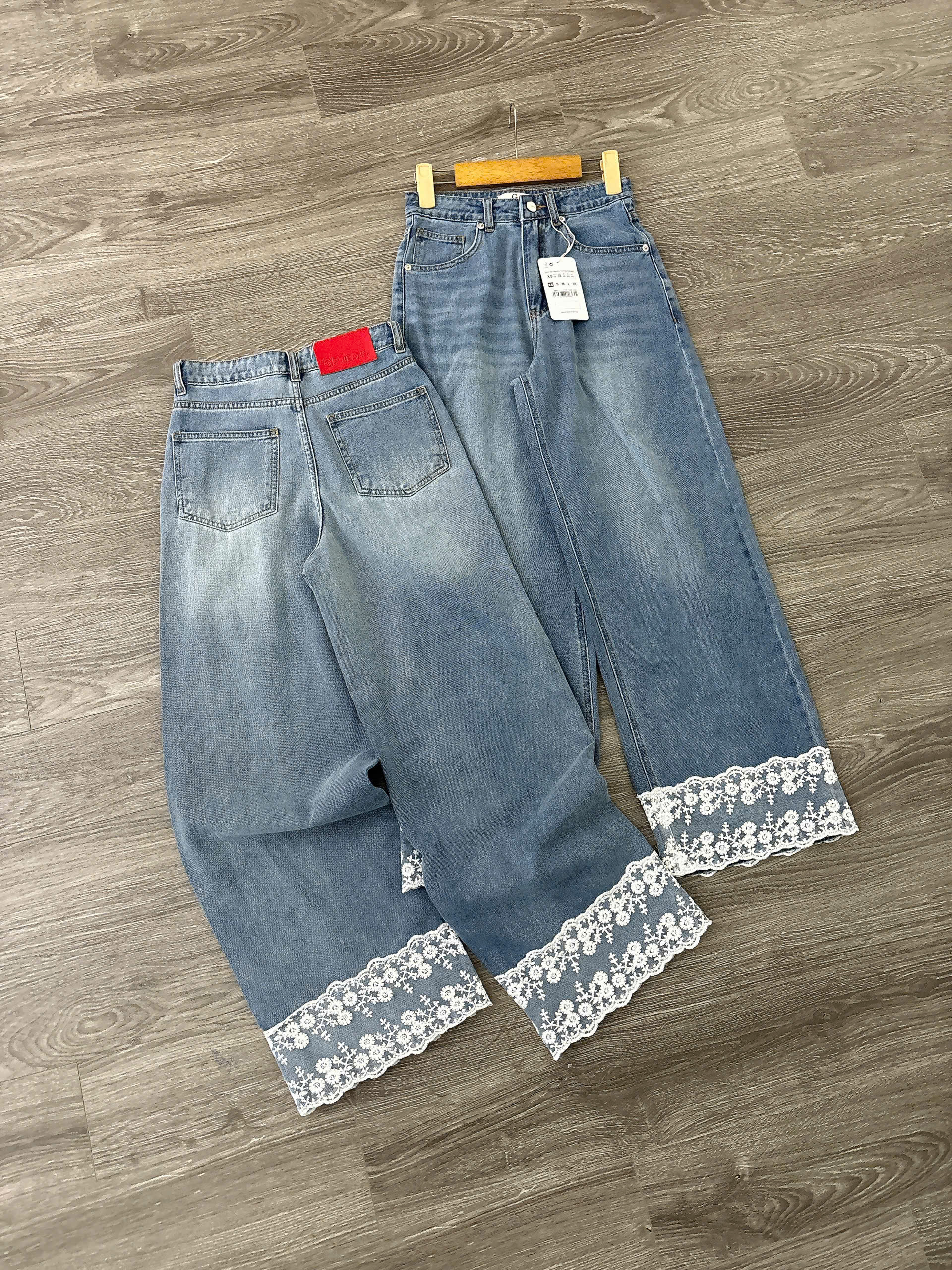 SALE Q222 QUẦN JEAN SUÔNG PHỐI REN_thumbnail_7