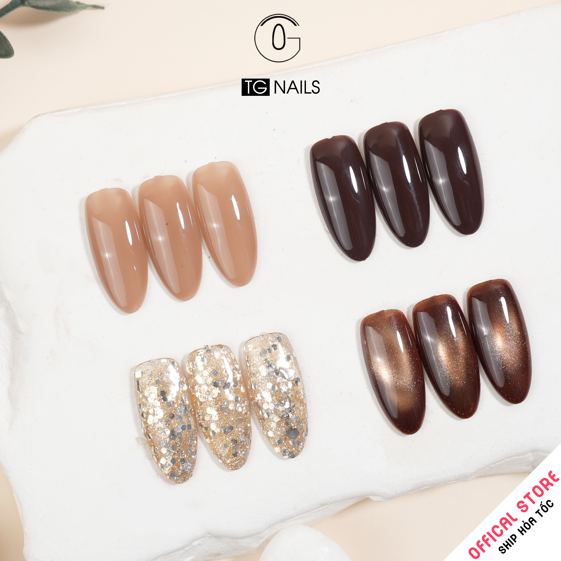 Sơn móng gel TG. Dung tích: 15ml/ lọ. Nhãn hàng TG nail._thumbnail_5