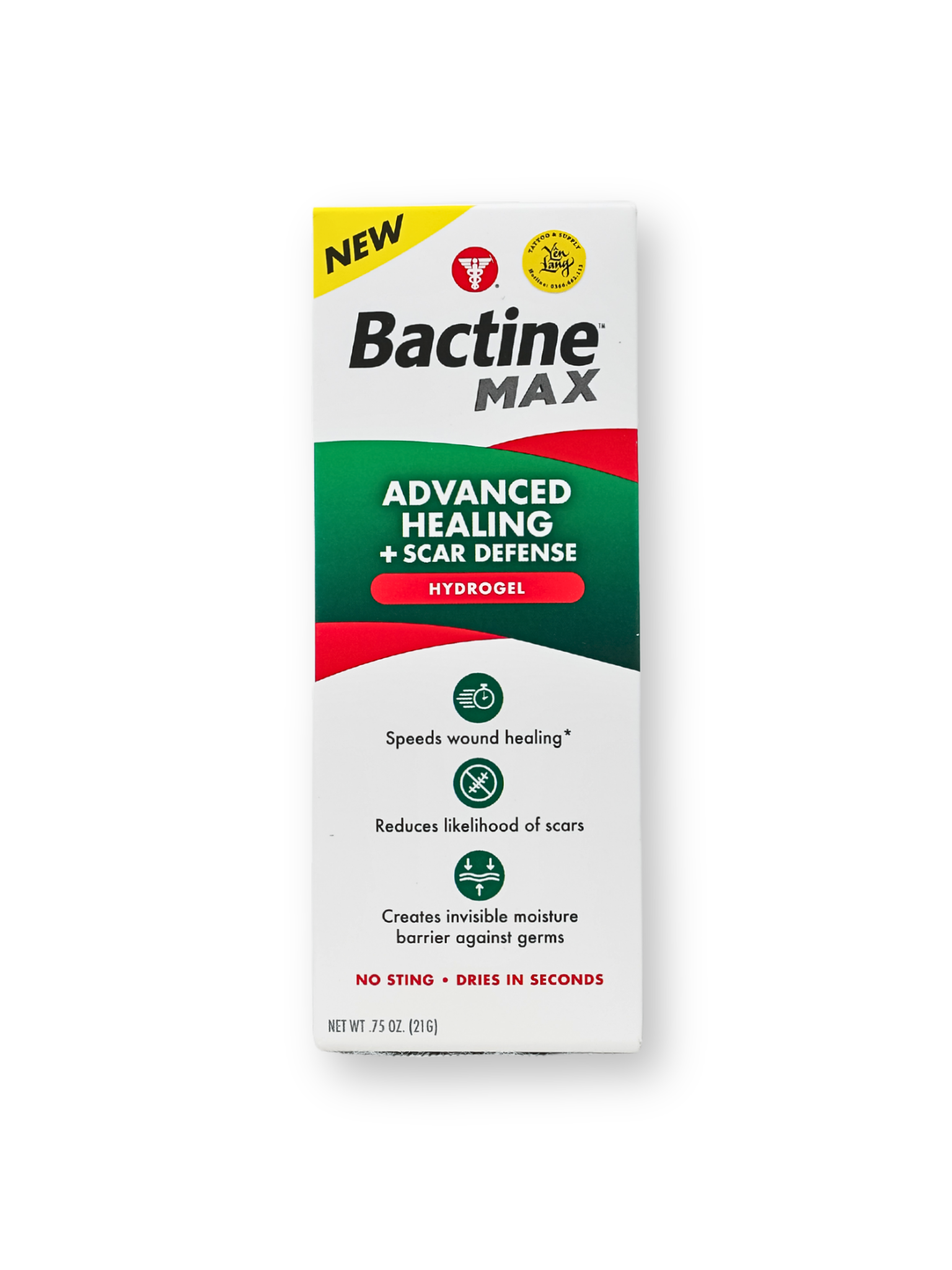 Bactine MAX Advanced Healing + Scar Defense Hydrogel - 21g.