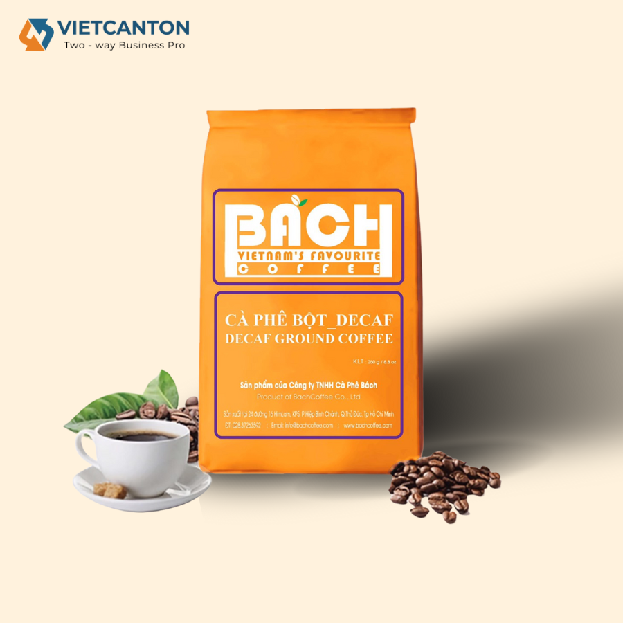 Cà Phê Bột Decaf Rang Mộc