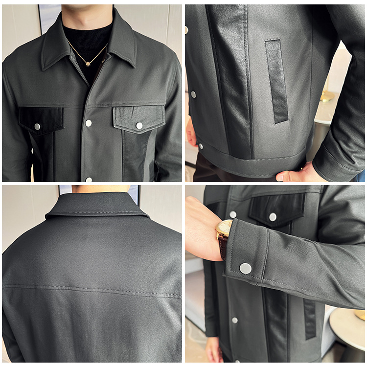 PA15 – Áo jacket nam thu đông ve áo PU khâu, phong cách Hàn Quốc_thumbnail_3