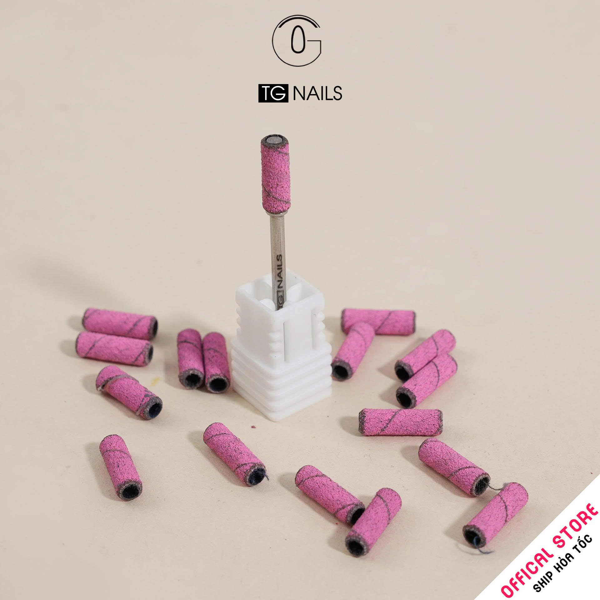 Bộ phận máy mài móng tay: Trục đầu mài, kt(4.4*1.2)cm(+-10%), nhãn hiệu TG._thumbnail_3