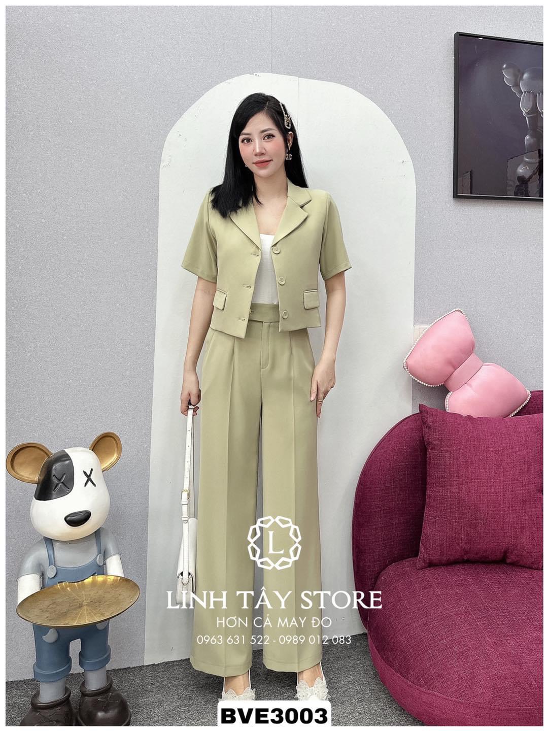 Set Bộ Vest Tay Ngắn Siêu Phẩm Cho Chị Em Công Sở _thumbnail_5