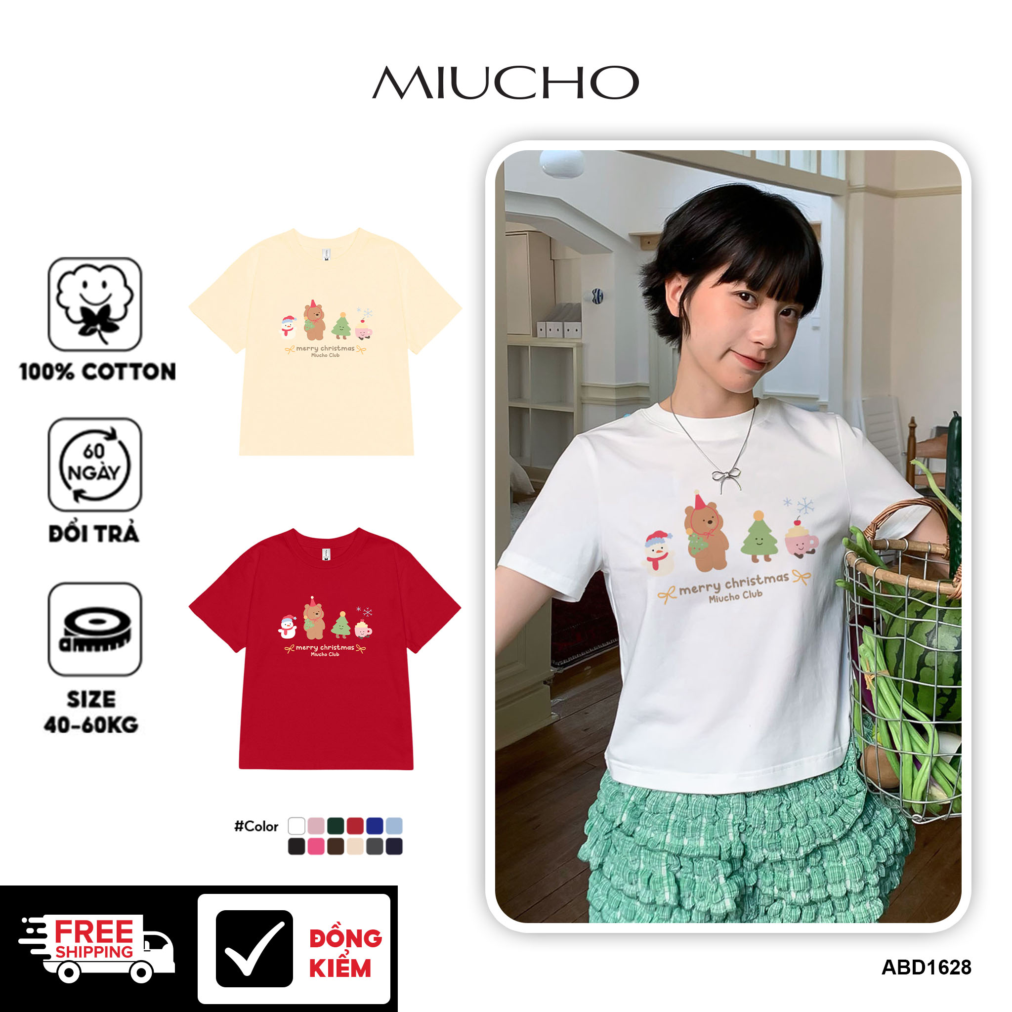 Áo baby tee ôm local brand ABD1628 Miucho vải cotton co giãn thoáng mát cổ tròn in mix_thumbnail_1
