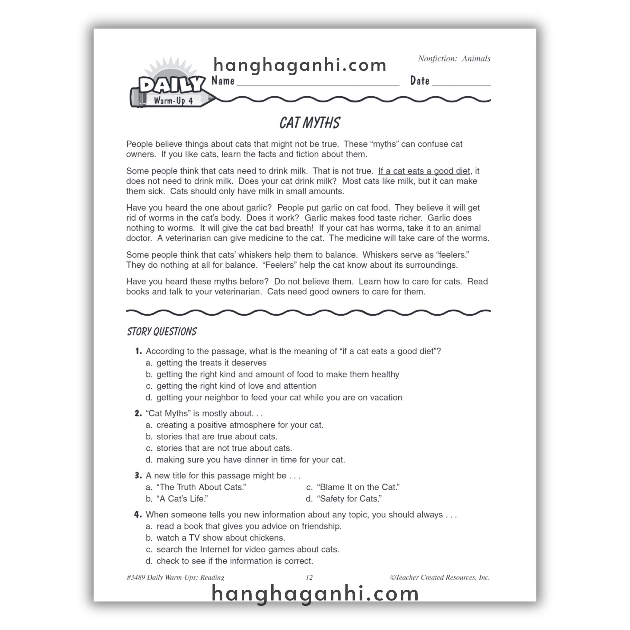 Sách Daily Warm Ups Reading Grade 3_thumbnail_2